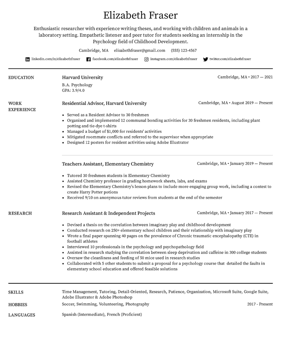 Printable Resume Templates &amp; Formats For 2025 | Easy Resume throughout Free Printable Resume Templates