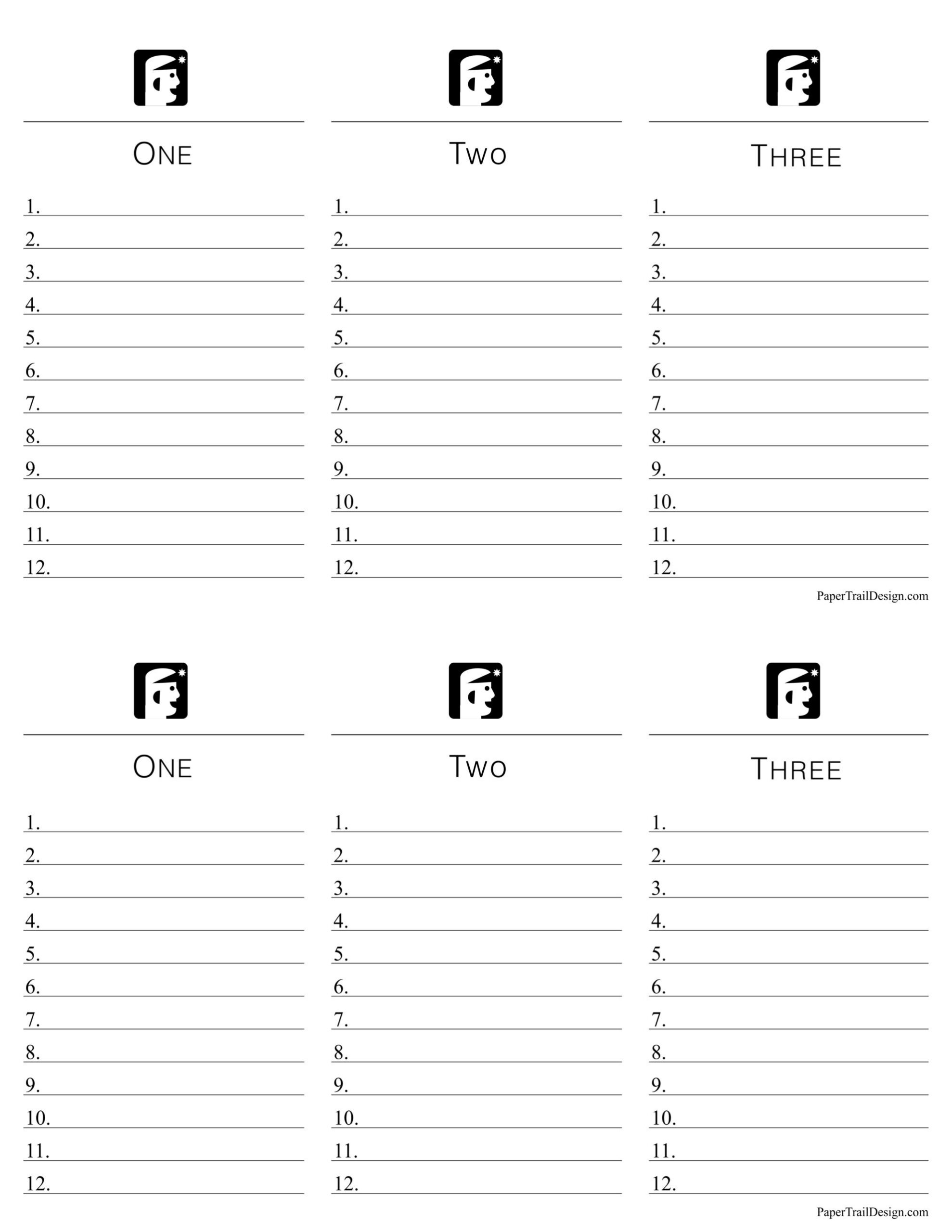 Printable Scattergories Game - Paper Trail Design pertaining to Scattergories Free Printable Sheets