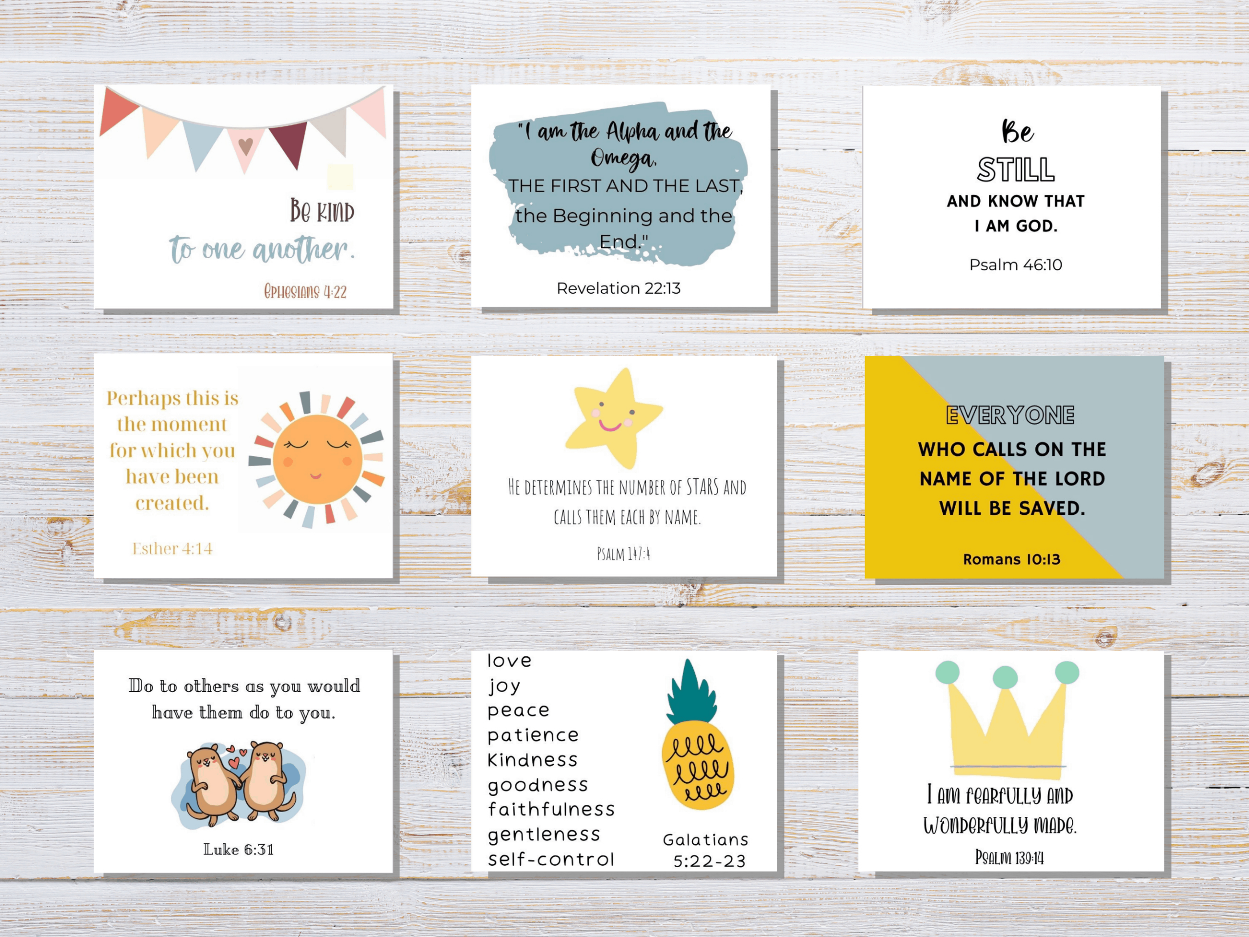 Printable Scripture Cards For Kids - Out Upon The Waters regarding Free Printable Bible Verse Cards