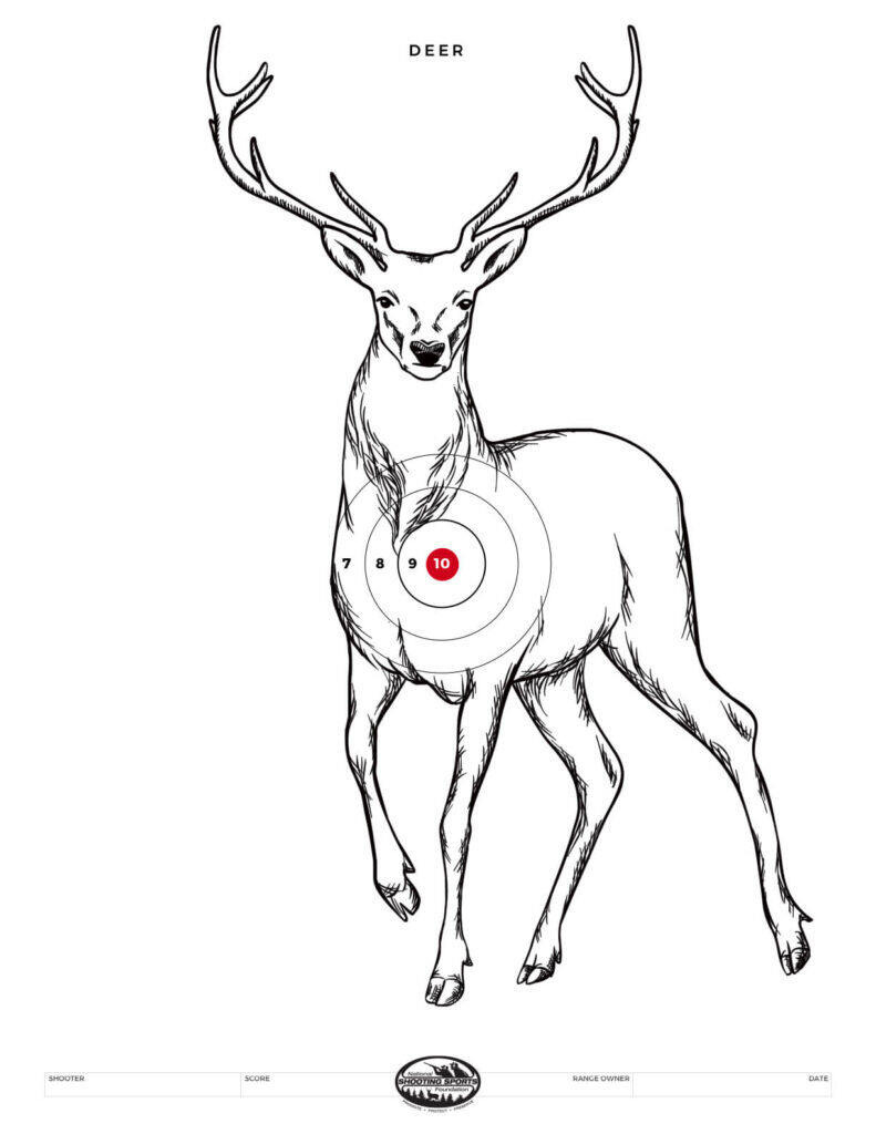 Printable Shooting Targets And Gun Targets • Nssf in Free Printable Bullseye