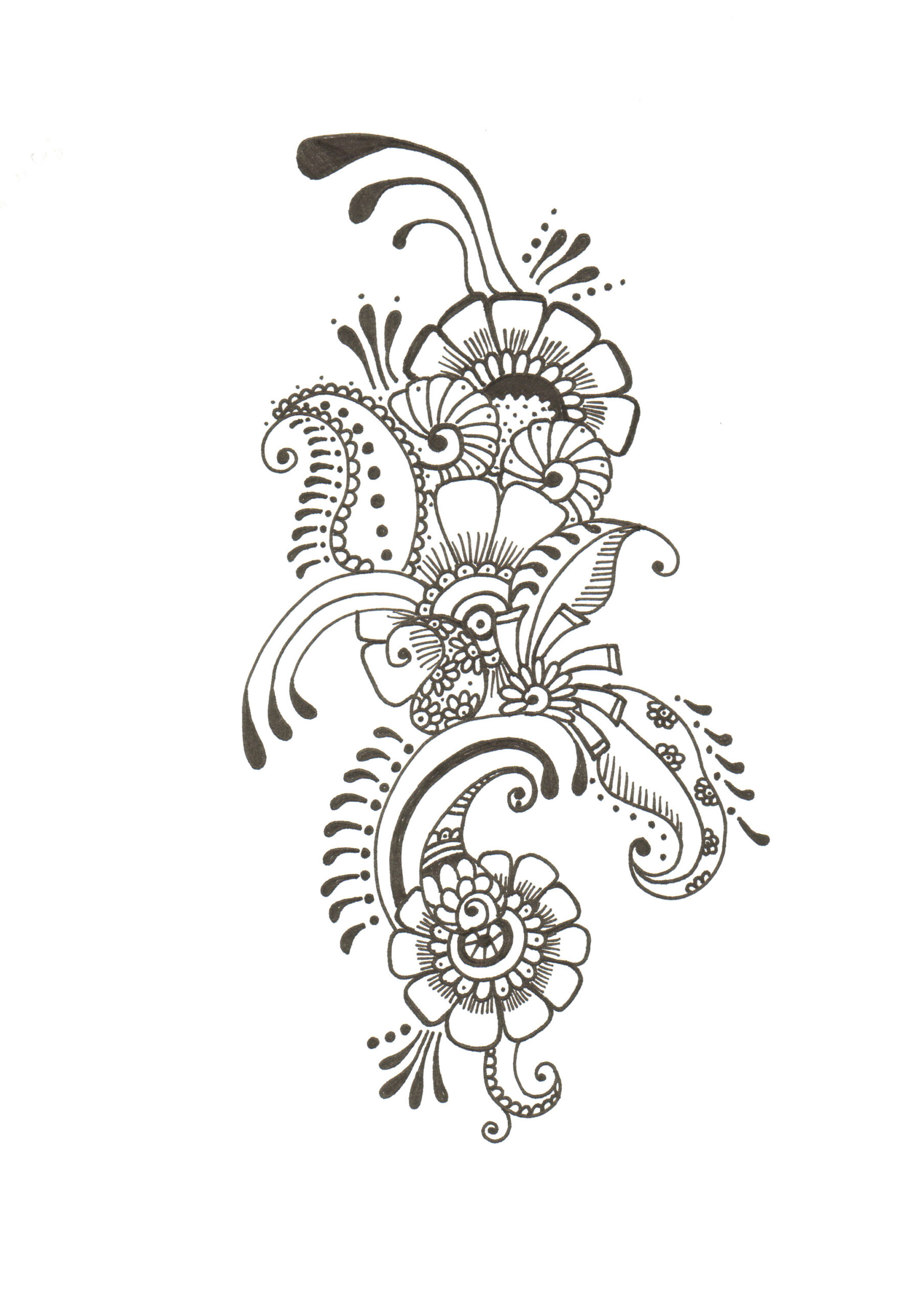 Printable Stencil Henna Patterns - Printable Party Favors inside Free Printable Henna Tattoo Designs