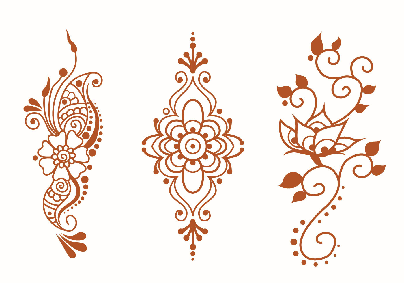 Printable Stencil Henna Patterns - Printable Party Favors throughout Free Printable Henna Tattoo Designs