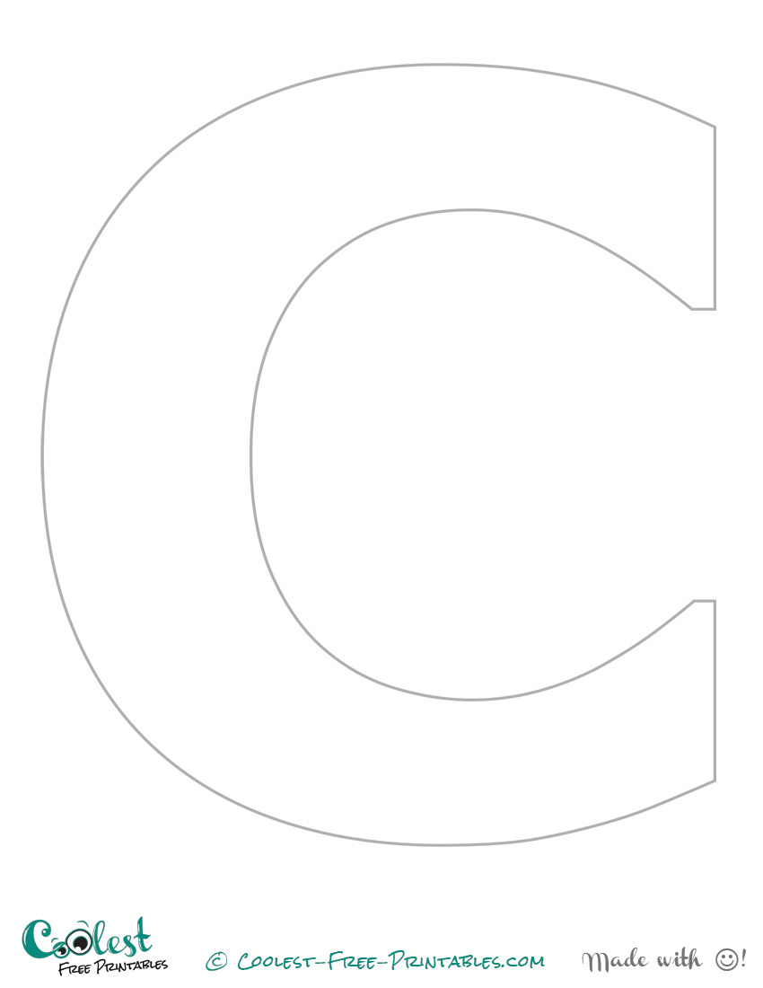 Printable Stencils (Free Alphabet Font And Letter Templates) – Diy in Free Printable Extra Large Letter Stencils