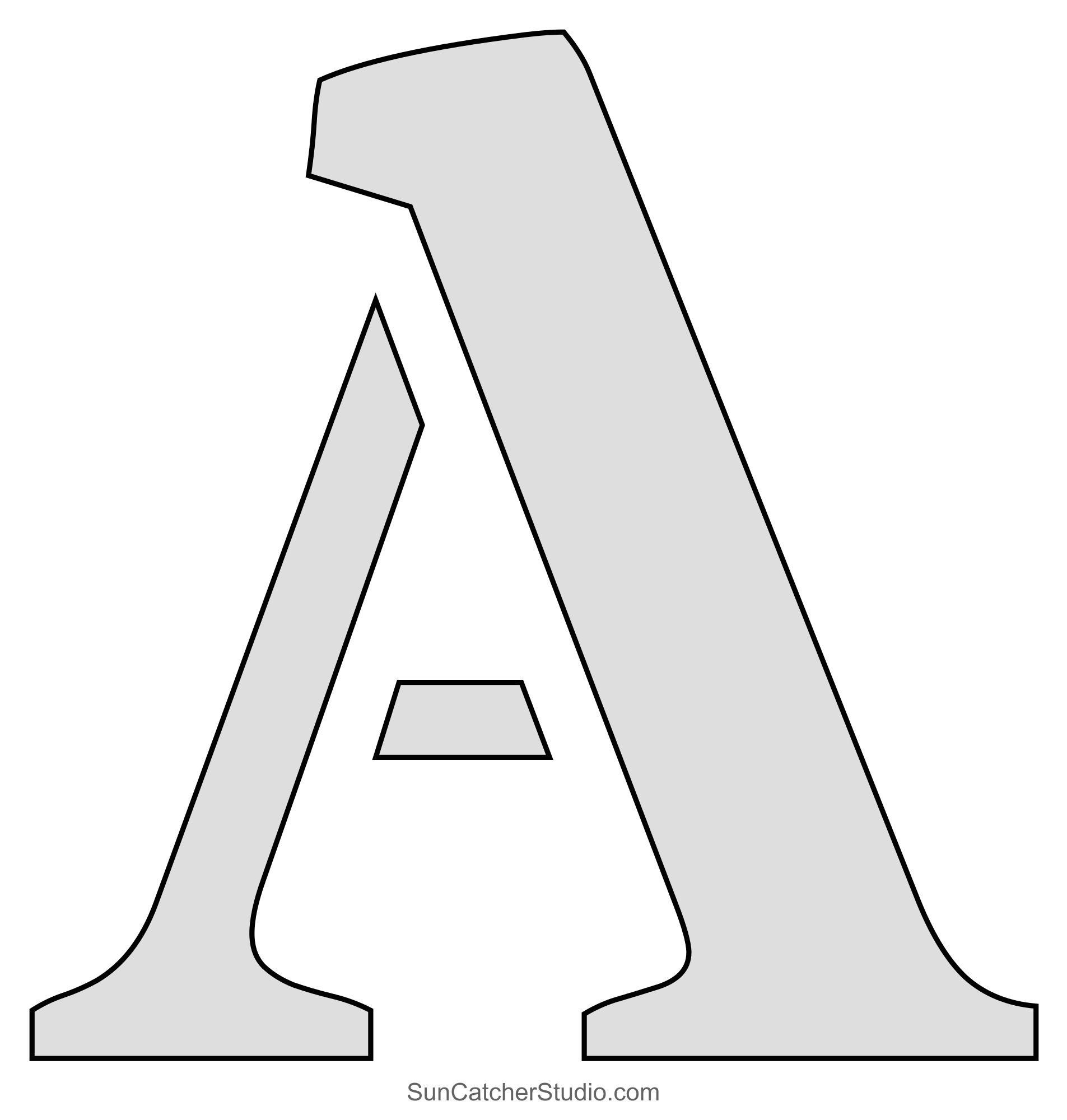 Printable Stencils (Free Alphabet Font And Letter Templates throughout Free Printable Stencil Designs