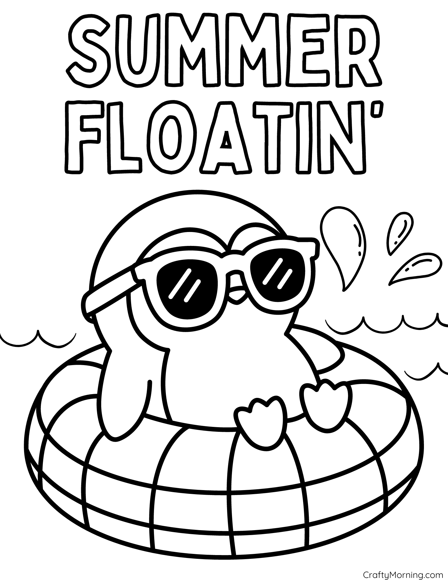 Printable Summer Coloring Pages - Crafty Morning intended for Free Printable Summer Coloring Pages
