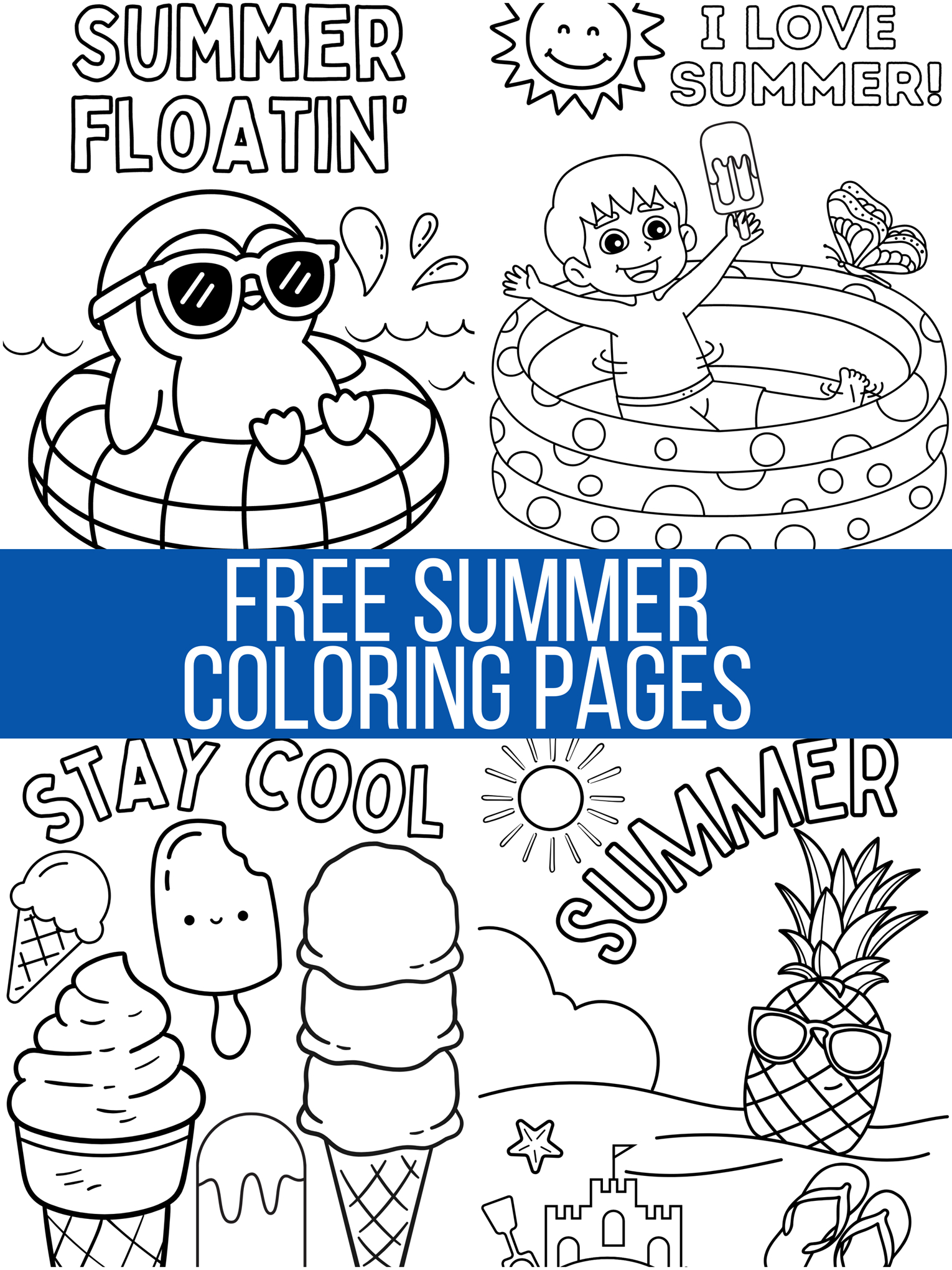 Printable Summer Coloring Pages - Crafty Morning pertaining to Free Summer Printables