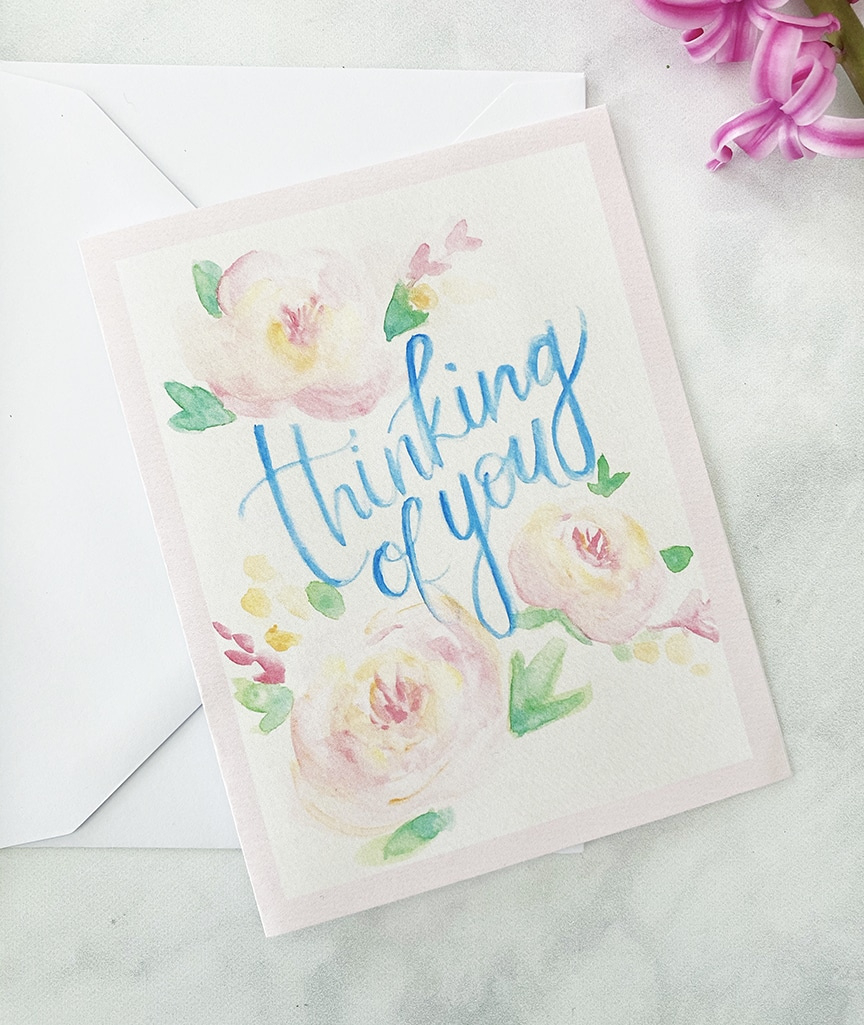 Printable Thinking Of You Card - Pineapple Paper Co. with Free Printable Thinking Of You Cards