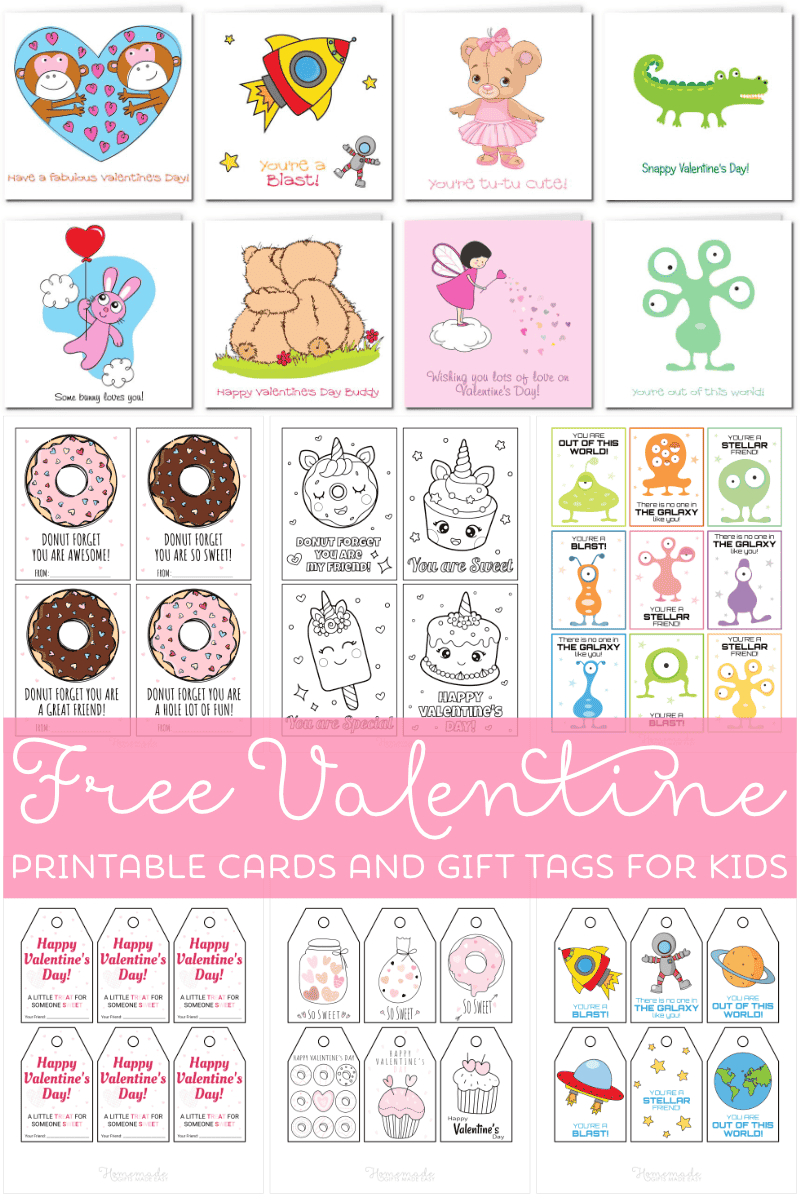 Printable Valentine Cards For Kids in Free Printable Valentines For Kids