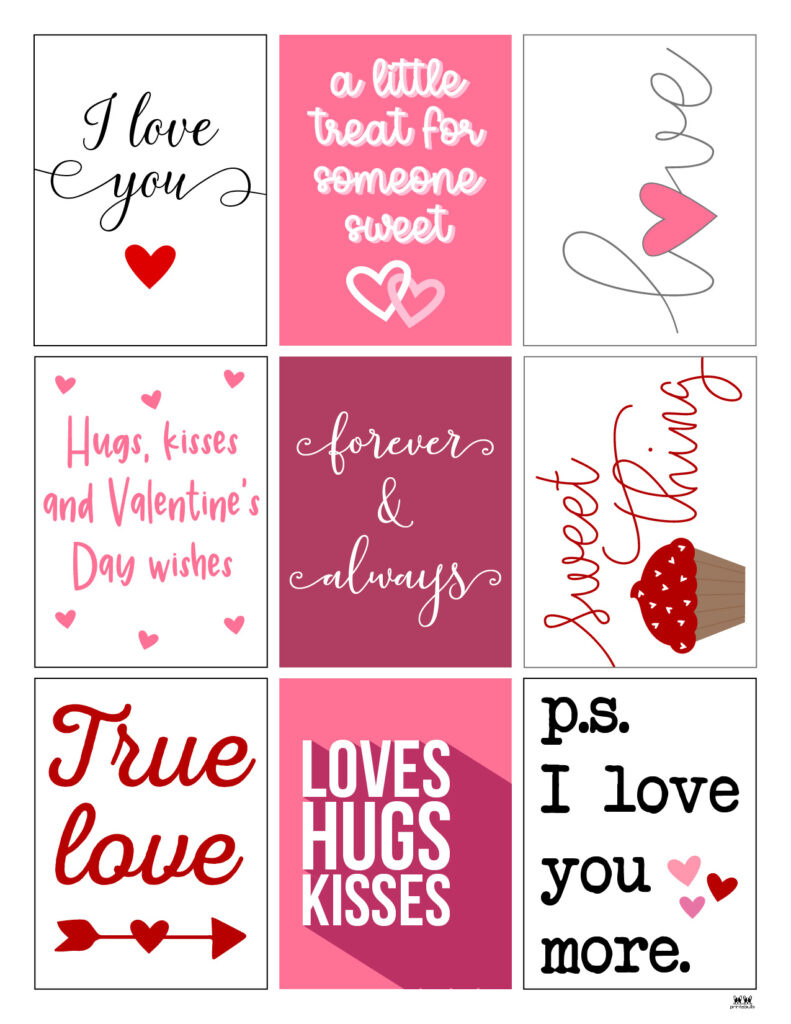 Printable Valentine'S Day Cards - 250+ Free Printables | Printabulls within Free Printable Love Cards