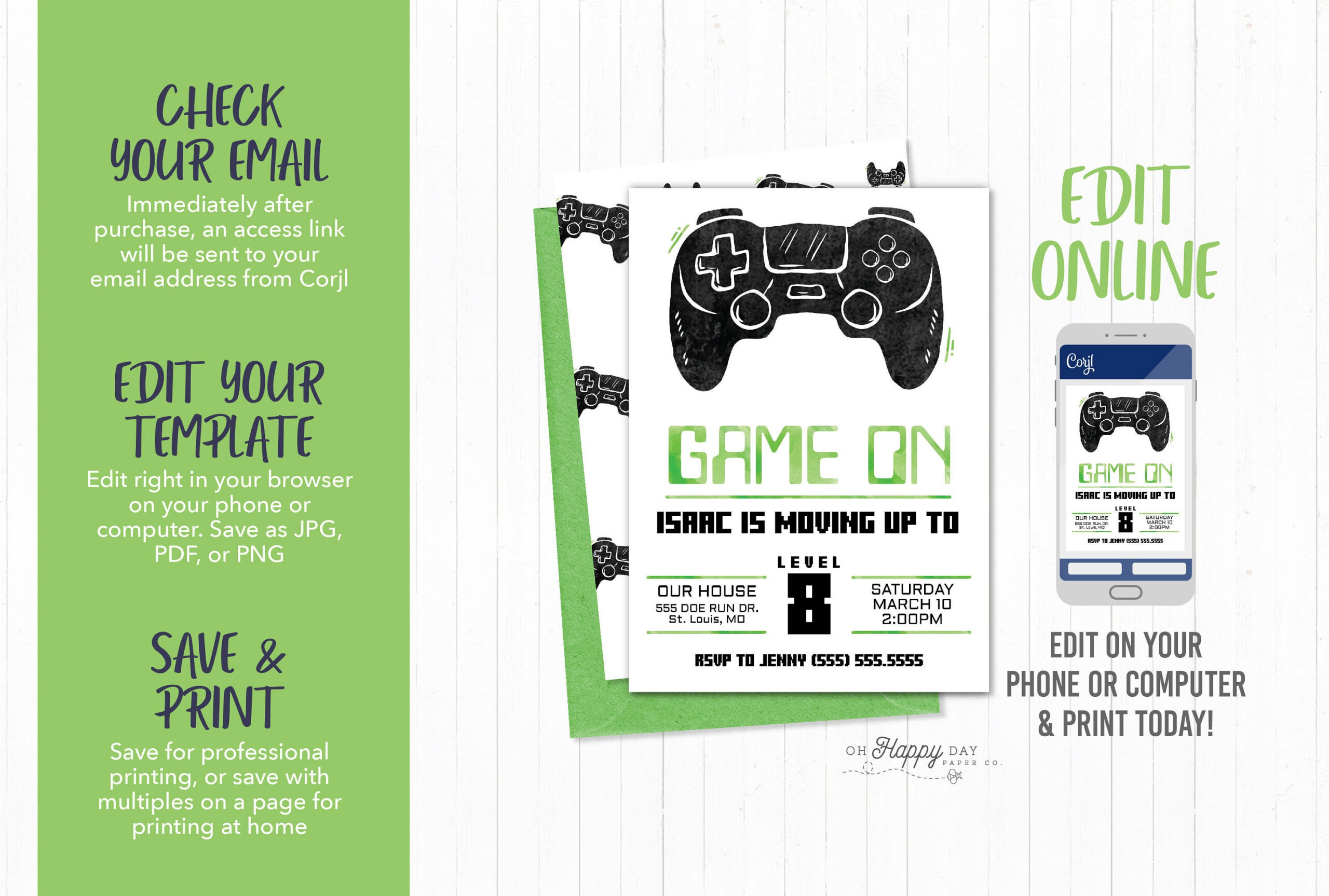 Printable Video Game Birthday Party Invitation Template Edit within Free Printable Video Game Party Invitations