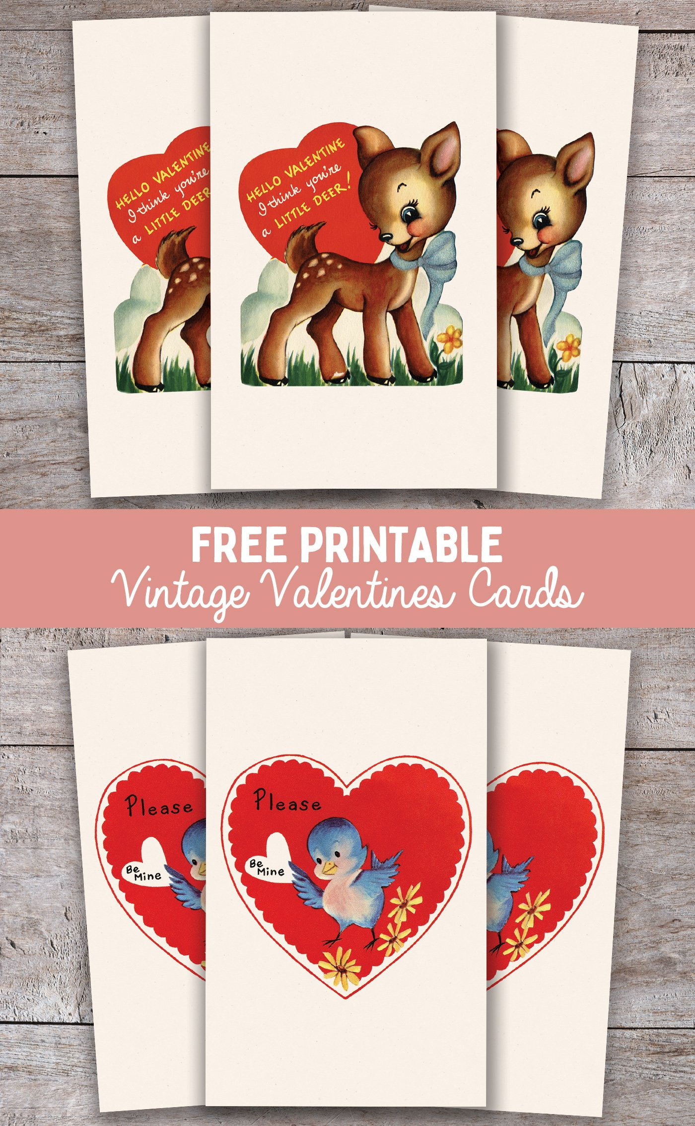 Printable Vintage Valentines Cards - Live Laugh Rowe pertaining to Free Printable Vintage Valentine Pictures