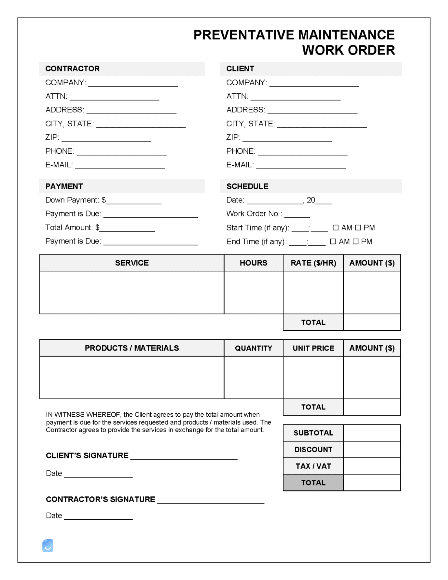 Printable Work Order Templates To Manage Your Work Orders | Monday pertaining to Free Printable Work Order Template