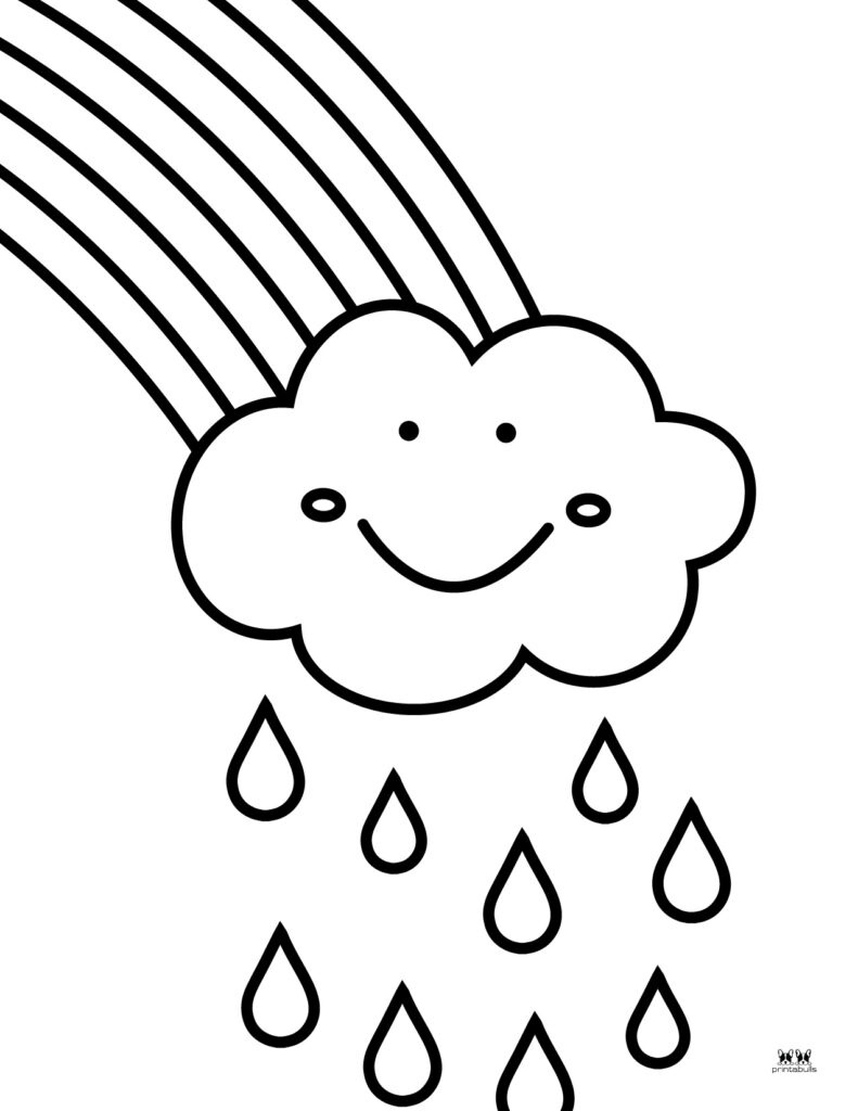 Rainbow Coloring Pages - 50 Free Printable Pages | Printabulls inside Free Printable Coloring Pages For 2 Year Olds