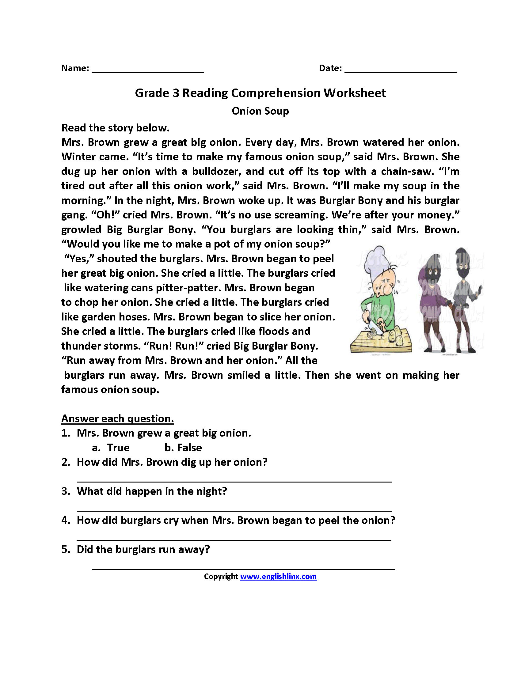 Reading Worksheets | Third Grade Reading Worksheets - Worksheets within Free Printable Reading Comprehension Worksheets For 3Rd Grade