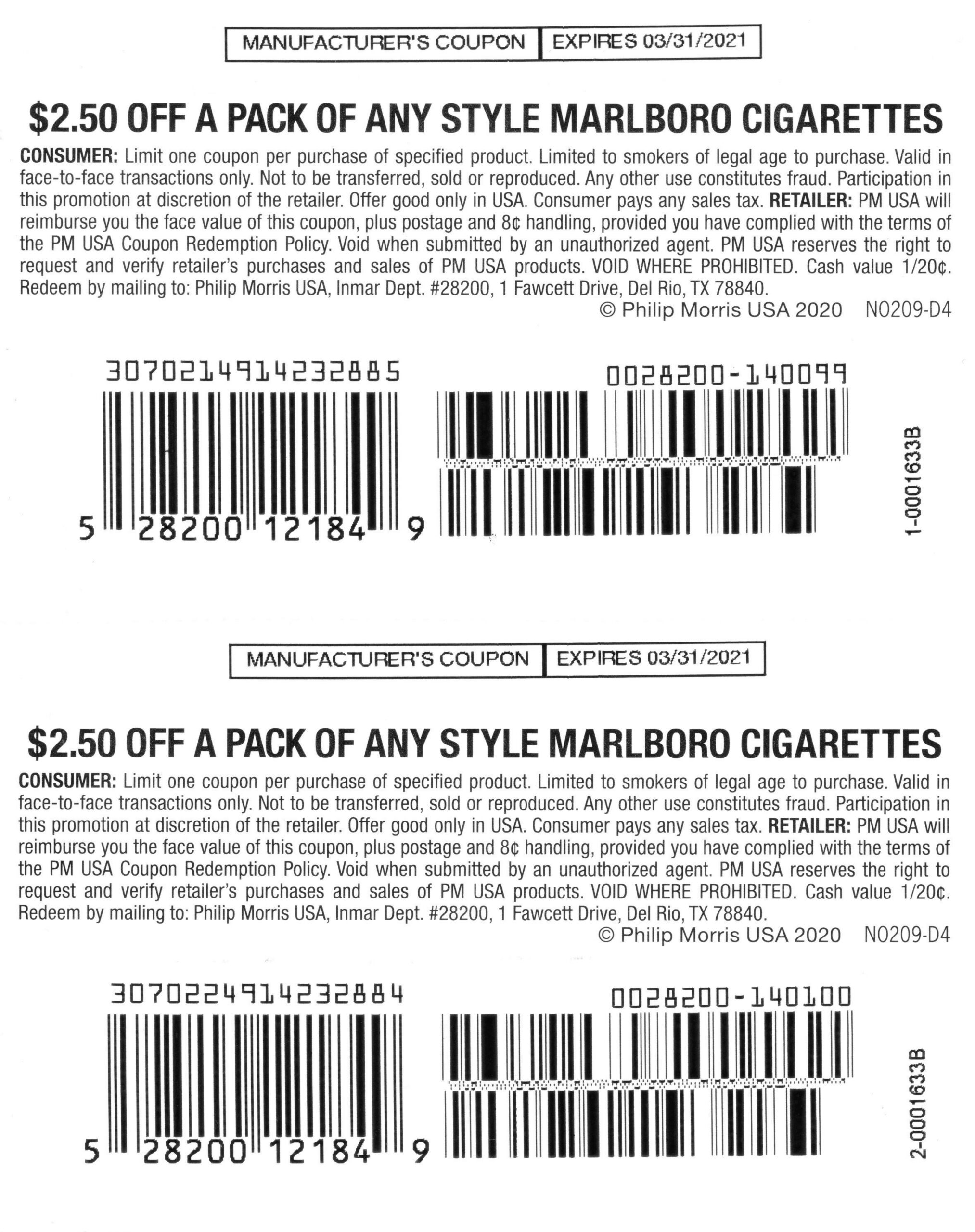 Received Coupons In The Mail, Hoping Somebody Can Use Them : R with Free Pack Of Cigarettes Printable Coupon