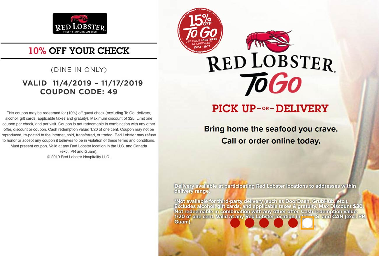 Red Lobster Coupons &amp;amp;Amp; Deals - Worksheets Library with Free Printable Red Lobster Coupons