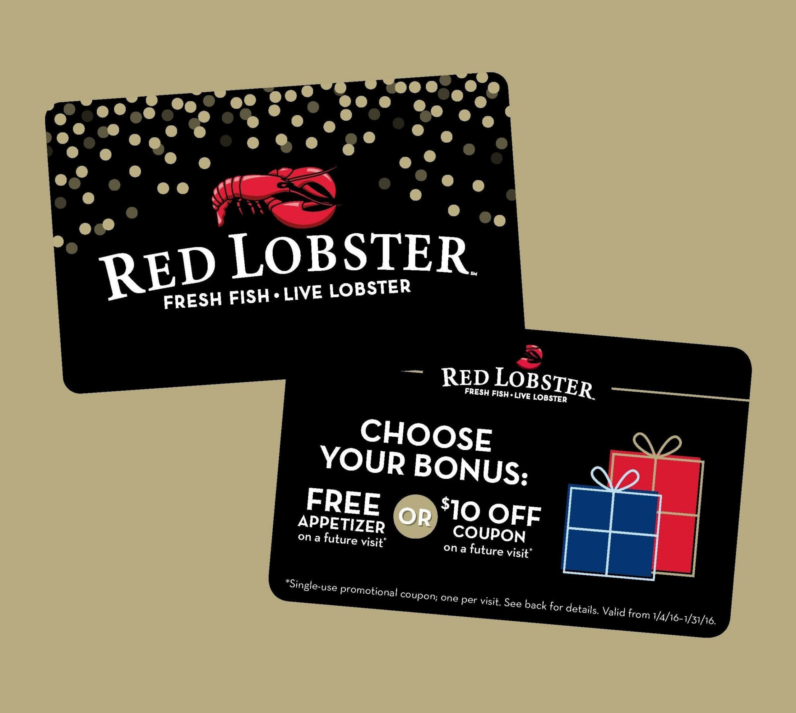 Red Lobster® Holiday Gift Cards Include Give A Gift, Get A Gift intended for Free Printable Red Lobster Coupons