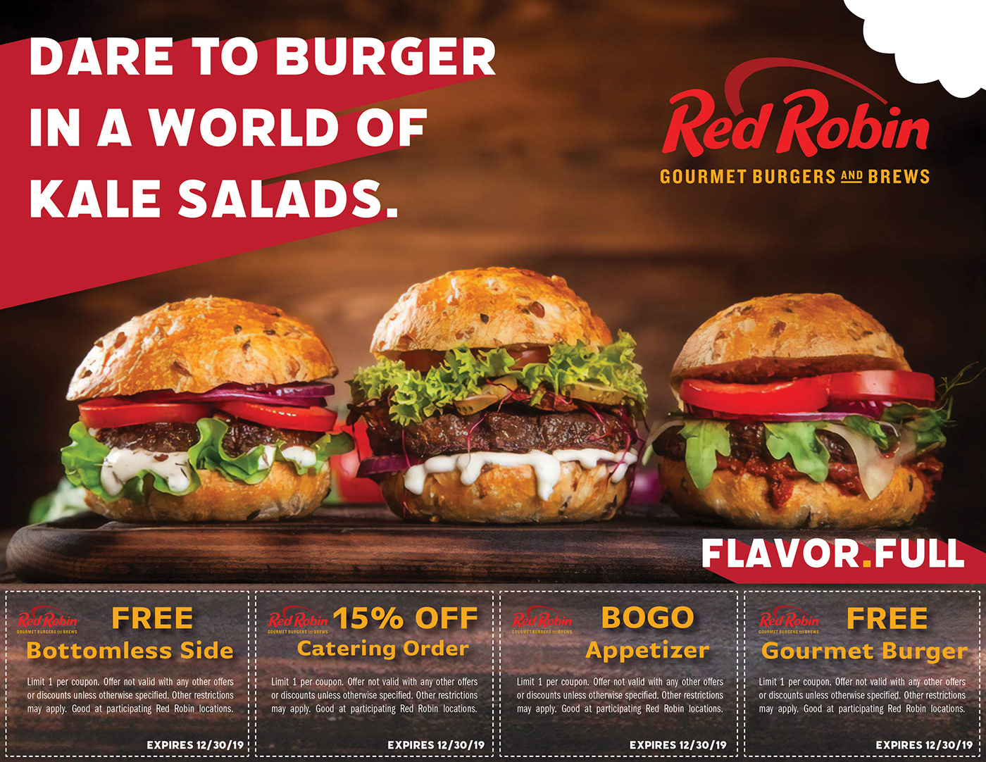 Red Robin Coupon Design (1) | Images :: Behance with Free Red Robin Coupons Printable