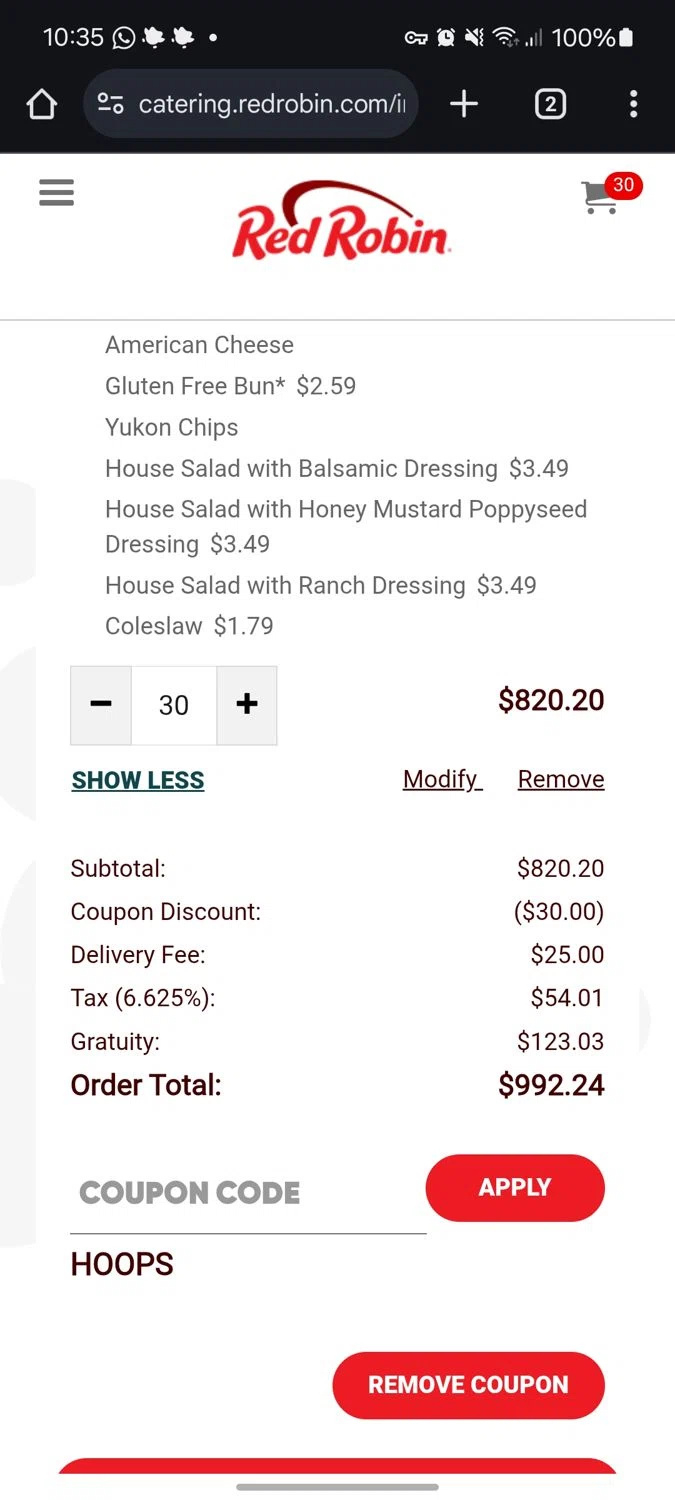 Red Robin Promo Codes (2 Verified) - 15% Off W/Code Oct 2025 intended for Free Red Robin Coupons Printable