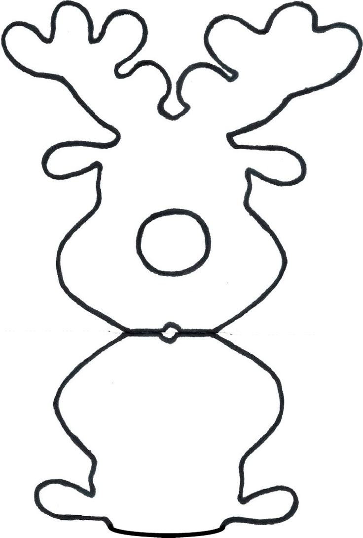 Reindeer Craft - Tootsie Roll Noses | Pdf with Free Printable Reindeer Lollipop Template