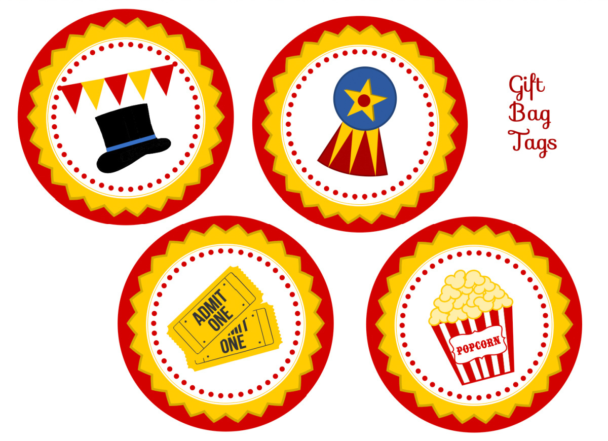 Retro Circus Party Printables (Free Download)! - The Catch My regarding Free Printable Carnival Decorations