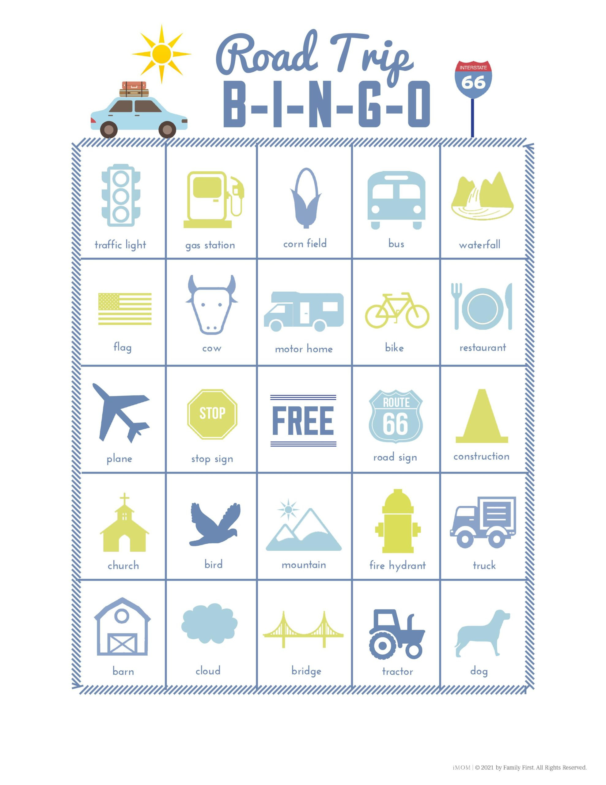 Road Trip Games For Summer - Imom within Free Printable Car Ride Games