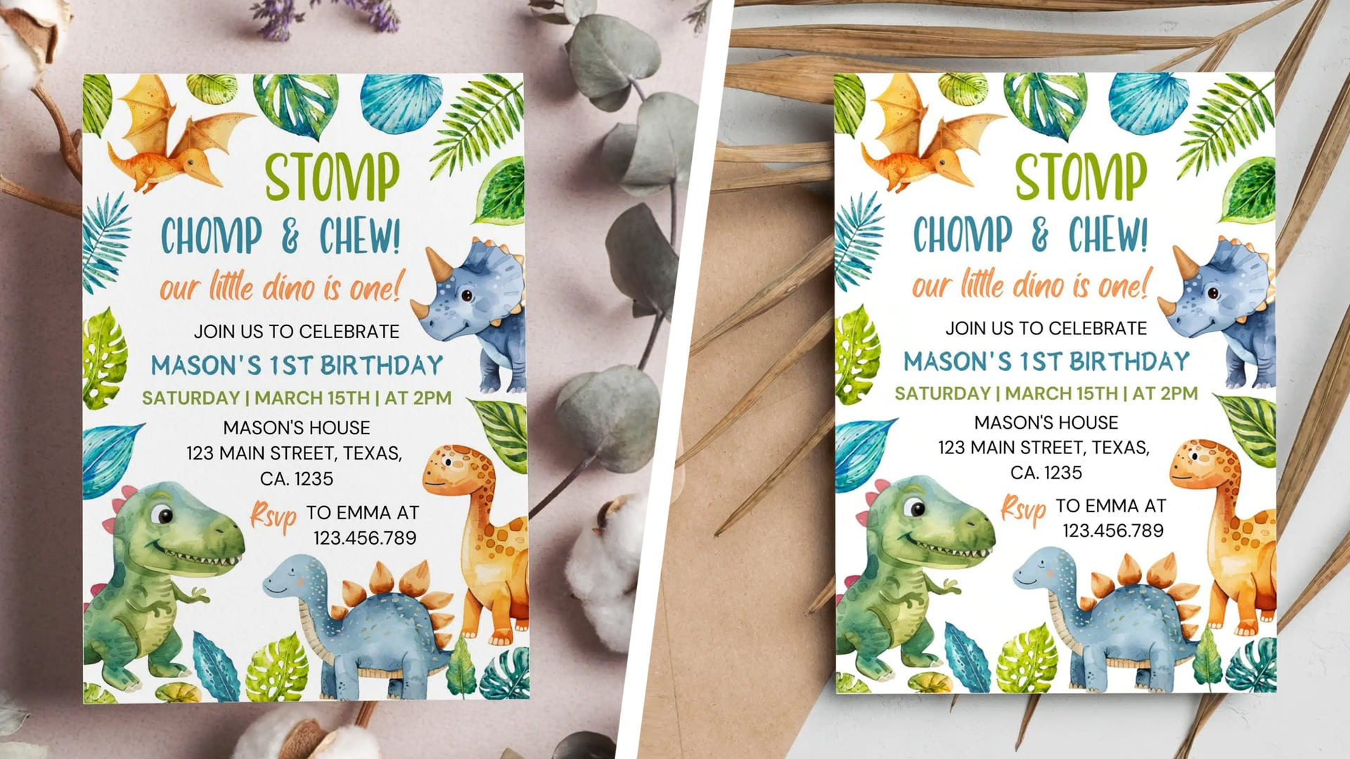 Roar Into Fun With A Free Dinosaur Birthday Invitation! - Goober throughout Free Printable Dinosaur Birthday Invitations