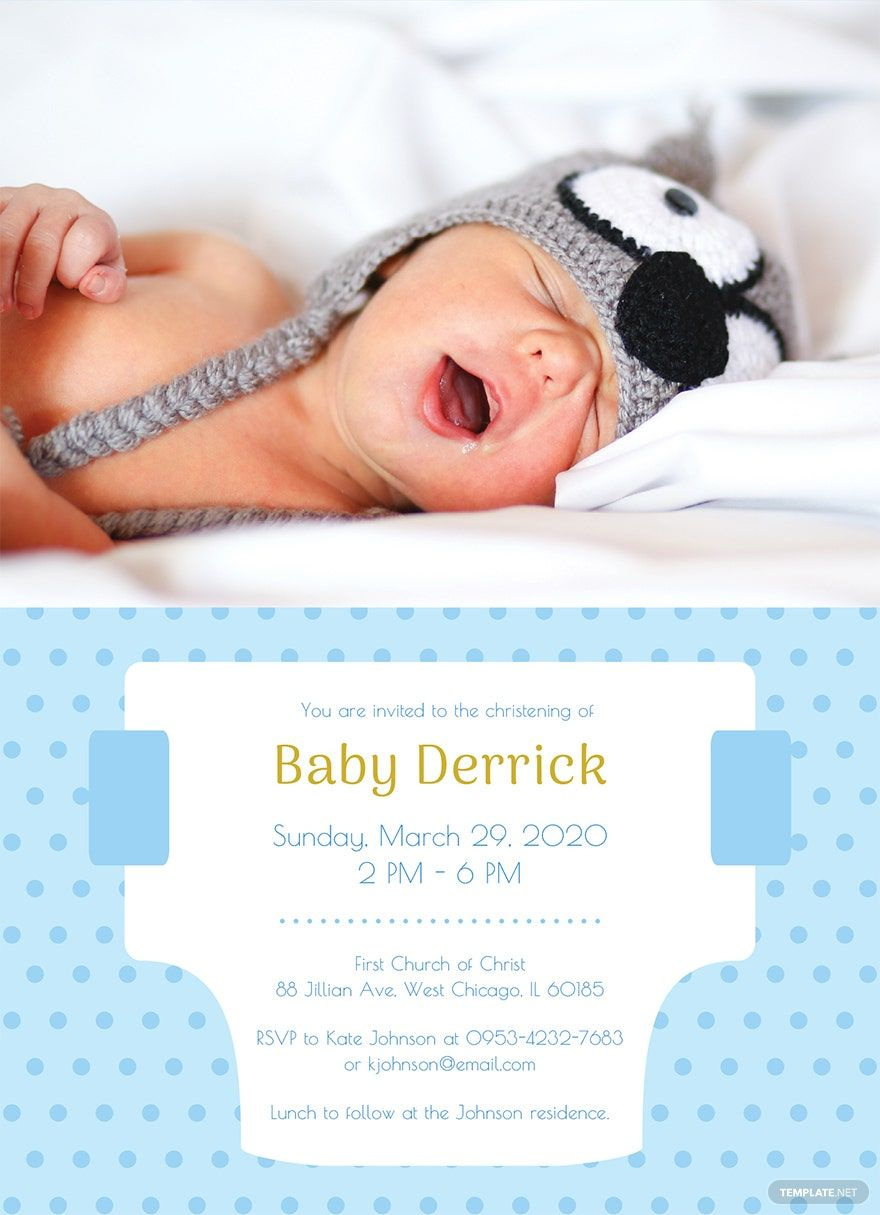 Sample Diaper Invitation Template In Publisher, Word, Pages regarding Free Printable Diaper Invitation Template