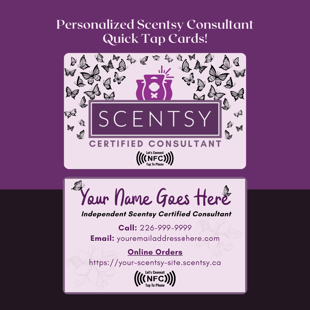 Scentsy Consultant Quick Tap Cards &amp;amp; Coins | Definitive Development pertaining to Free Printable Scentsy Business Cards