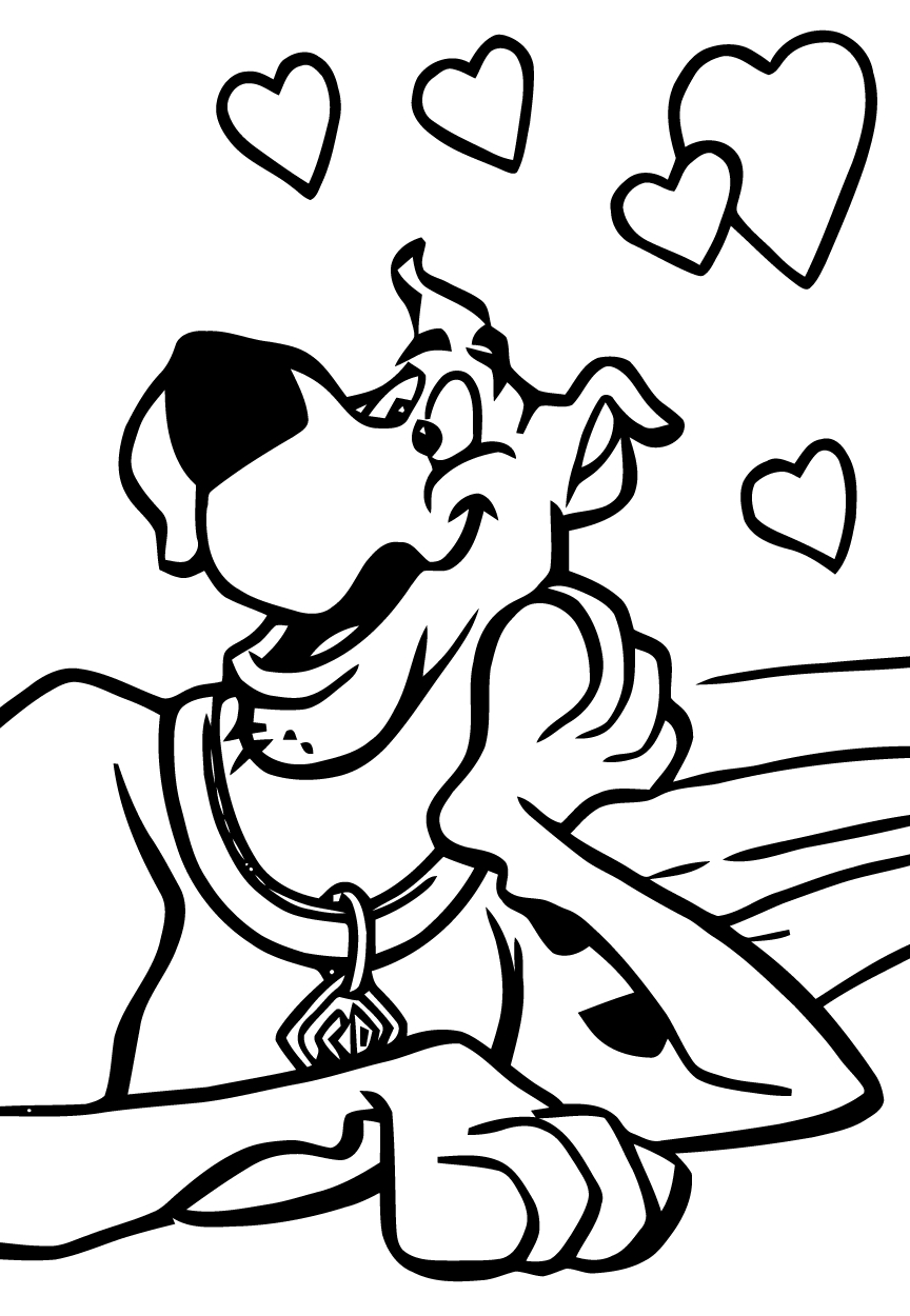 Scooby Doo Coloring Page For Kids - Scooby Doo Coloring Pages with Free Printable Coloring Pages Scooby Doo