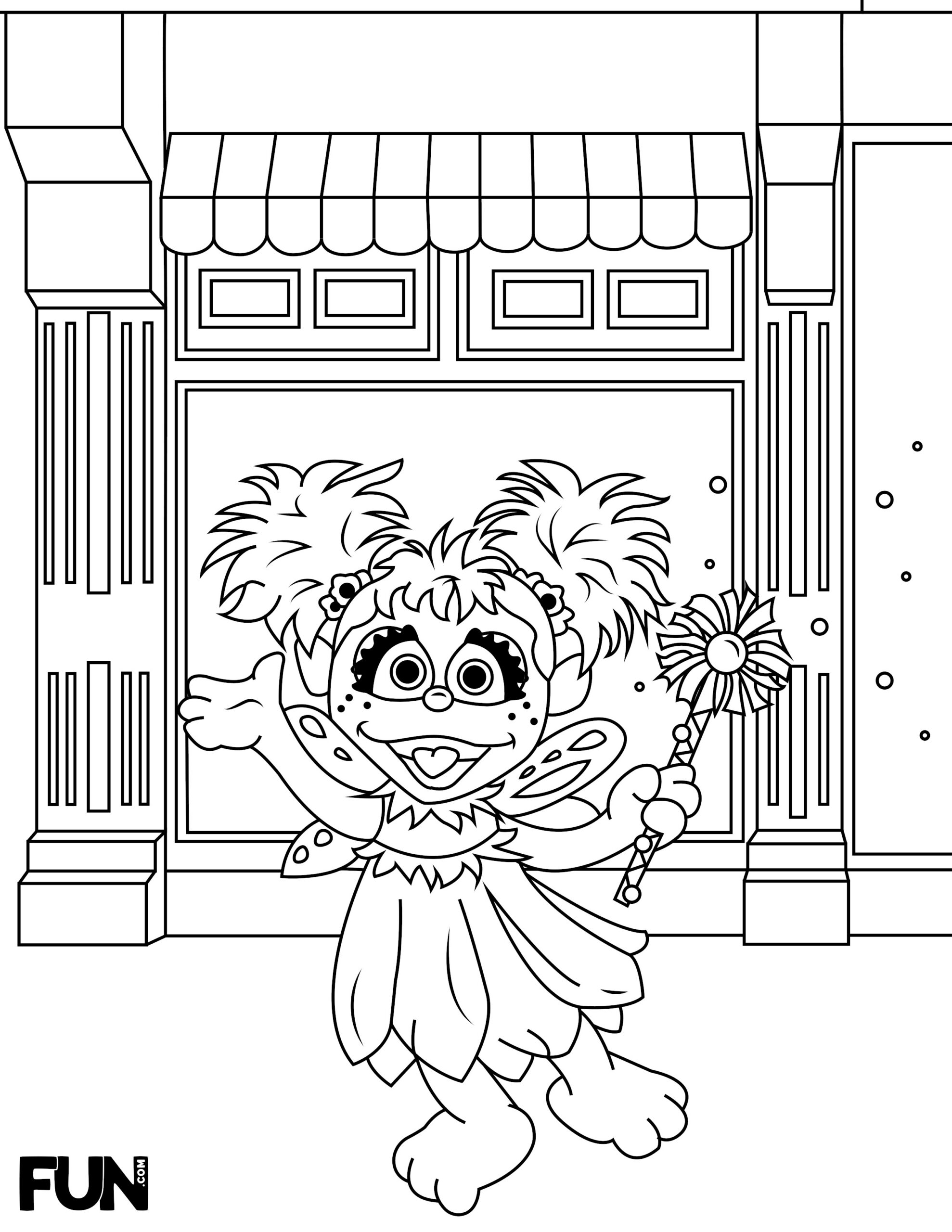 Sesame Street Coloring Pages [Printables] - Fun Blog for Free Printable Coloring Pages Sesame Street Characters