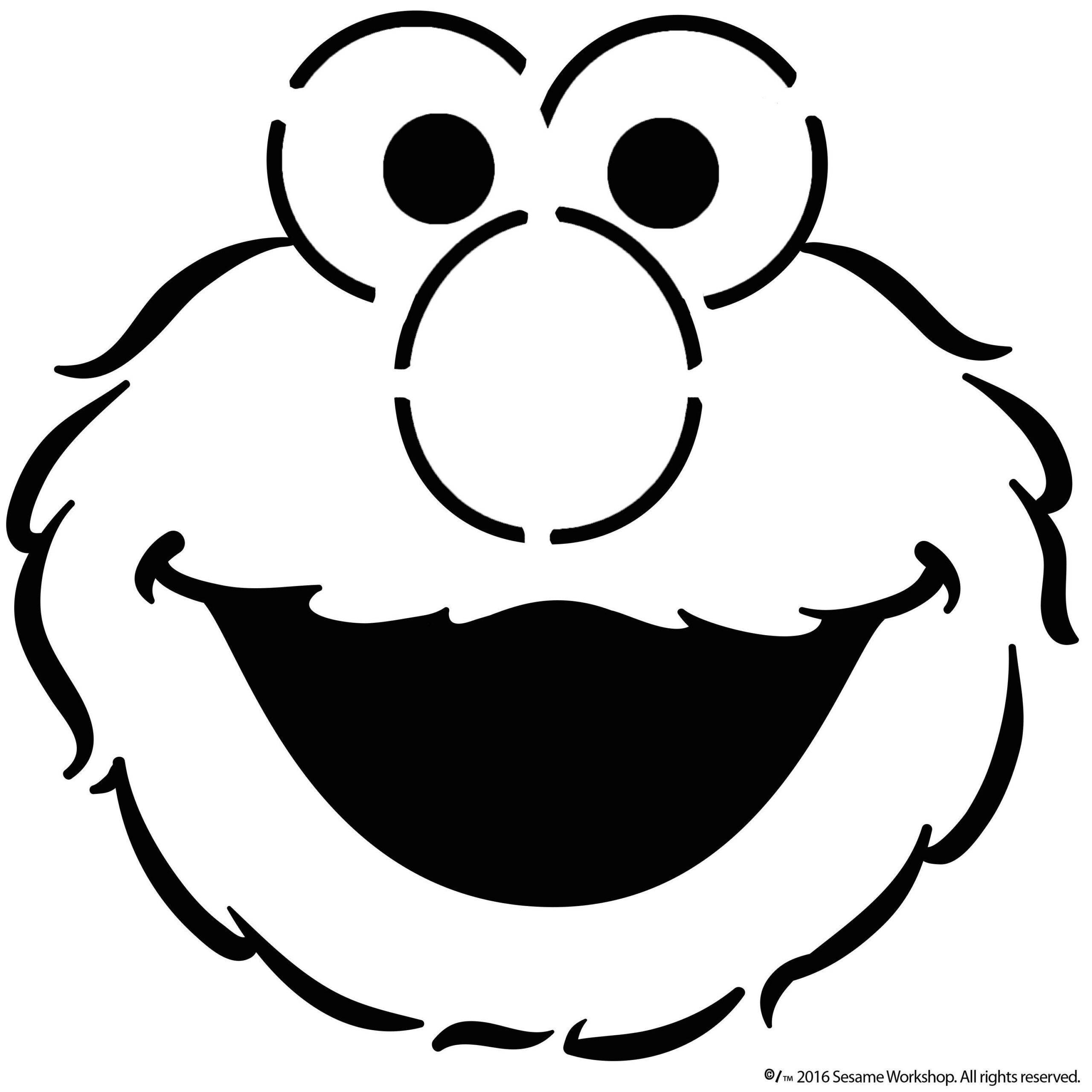 Sesame Street: Elmo (Pumpkin Stencil - Pumpkin Pattern - Pumpkin pertaining to Free Elmo Pumpkin Pattern Printable