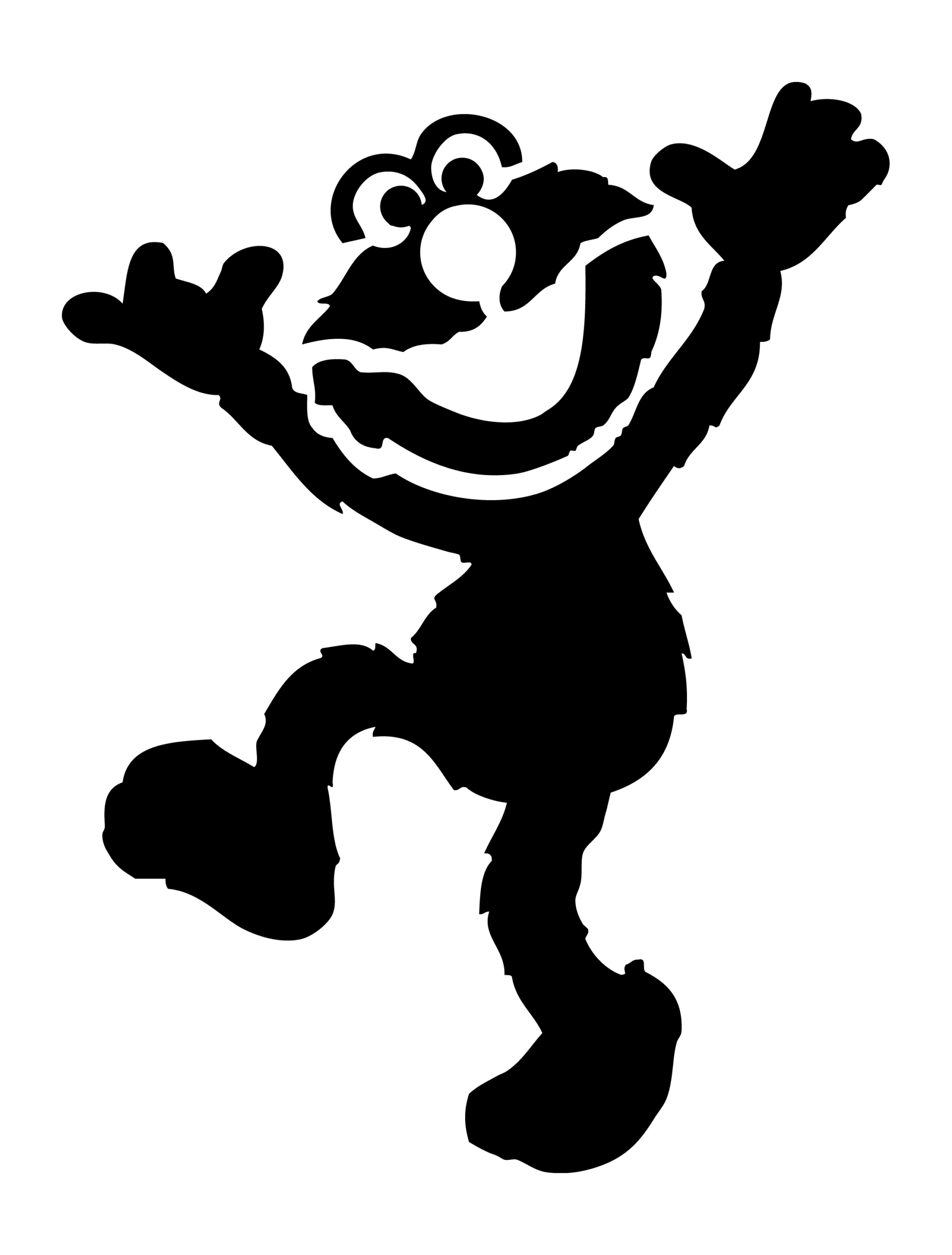 Sesame Street: Elmo (Pumpkin Stencil - Pumpkin Pattern - Pumpkin throughout Free Elmo Pumpkin Pattern Printable