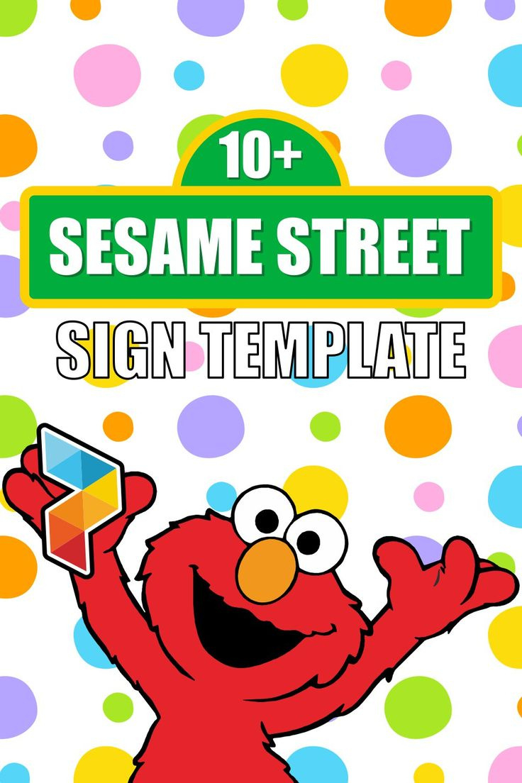 Sesame Street Sign Template - 10 Free Pdf Printables | Printablee for Free Printable Sesame Street Sign Template