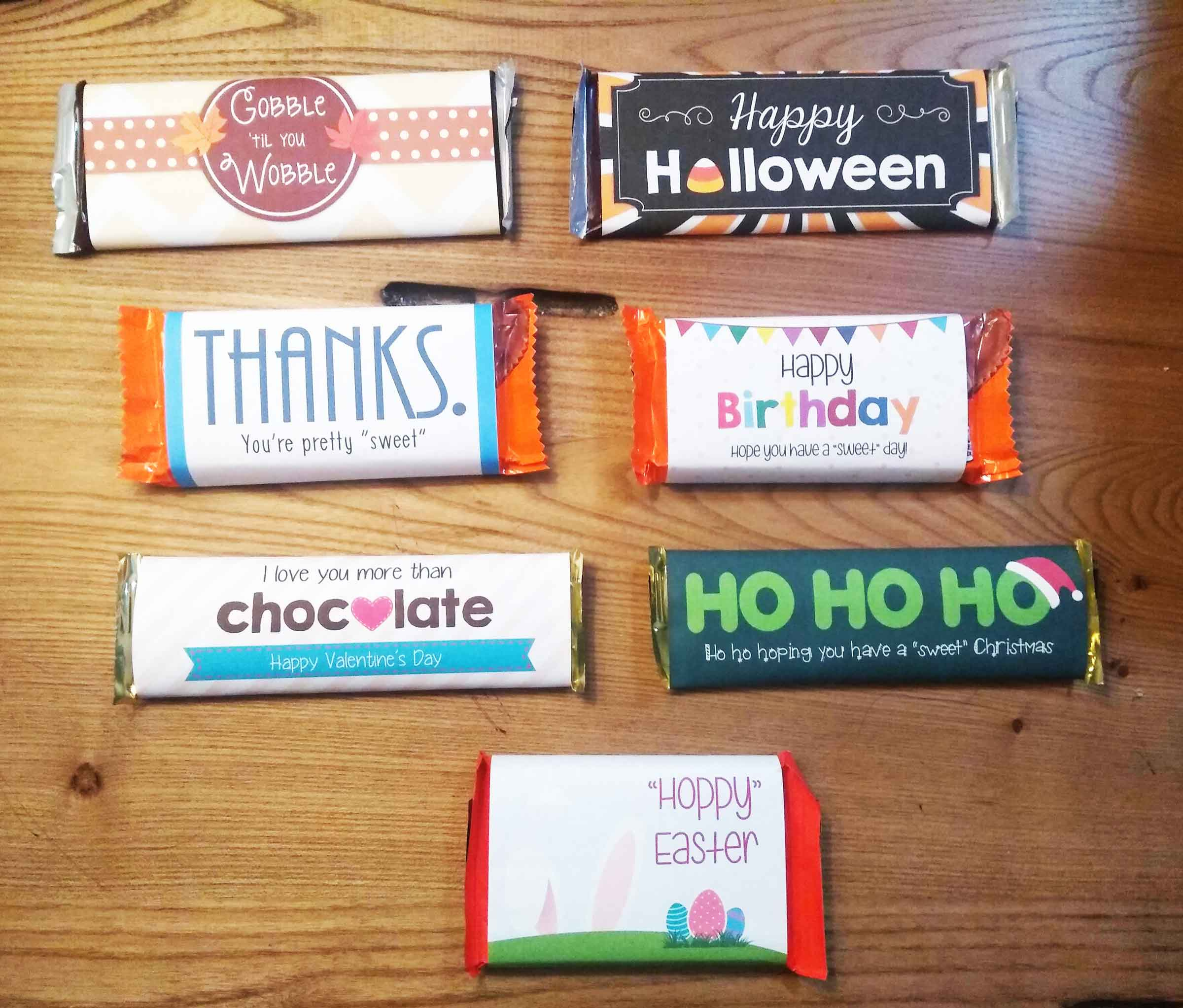 Seven Free Printable Candy Bar Wrappers For Every Occasion - My throughout Free Printable Hershey Bar Wrappers