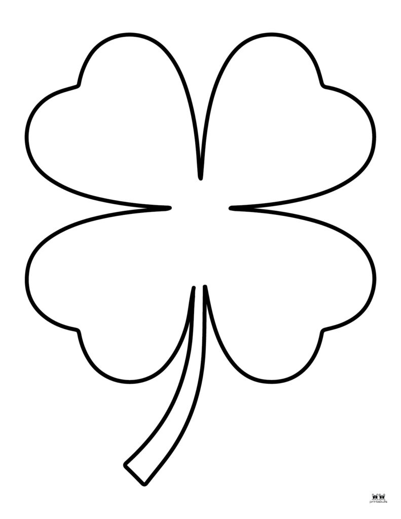 Shamrock Templates &Amp; Coloring Pages - 30 Free Printables intended for Free Printable Shamrocks