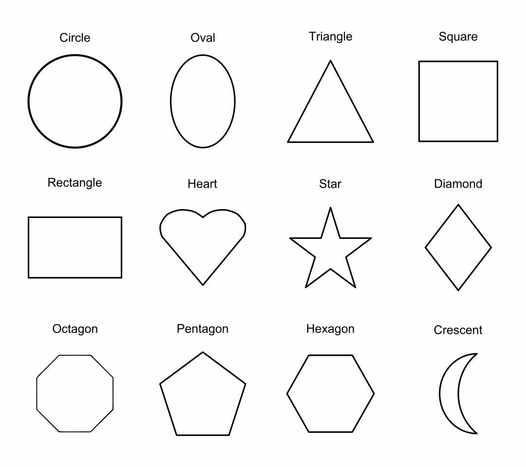 Shapes Chart - 10 Free Pdf Printables | Printablee - Worksheets in Free Printable Geometric Shapes