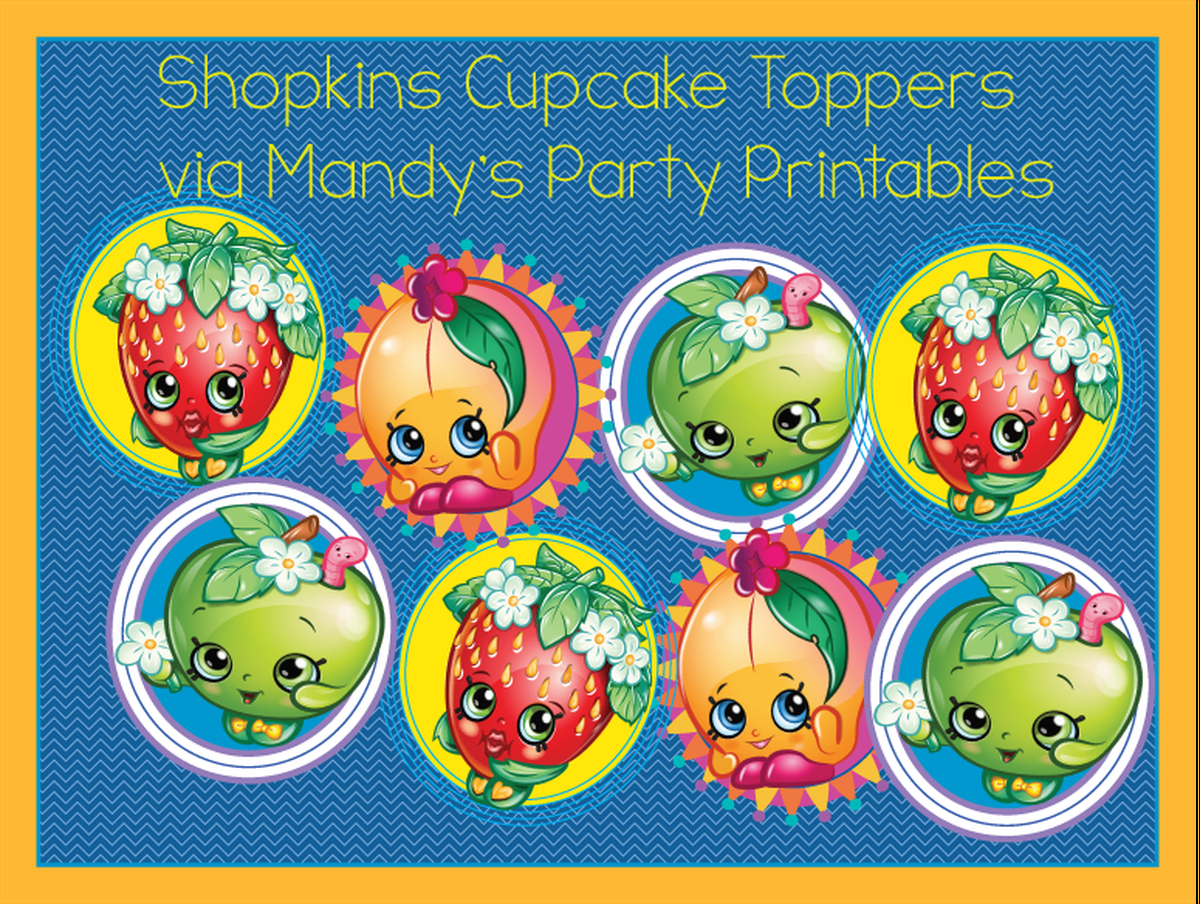 Shopkins / Birthday "Shopkins Party Printables" | Catch My Party intended for Free Shopkins Party Printables