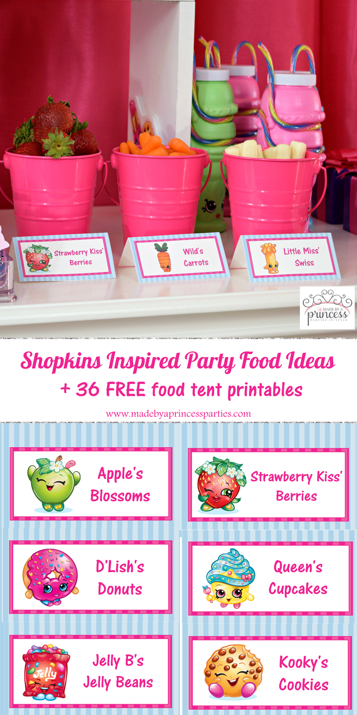 Shopkins Inspired Party Food Ideas Free Printables - Madea throughout Free Shopkins Party Printables