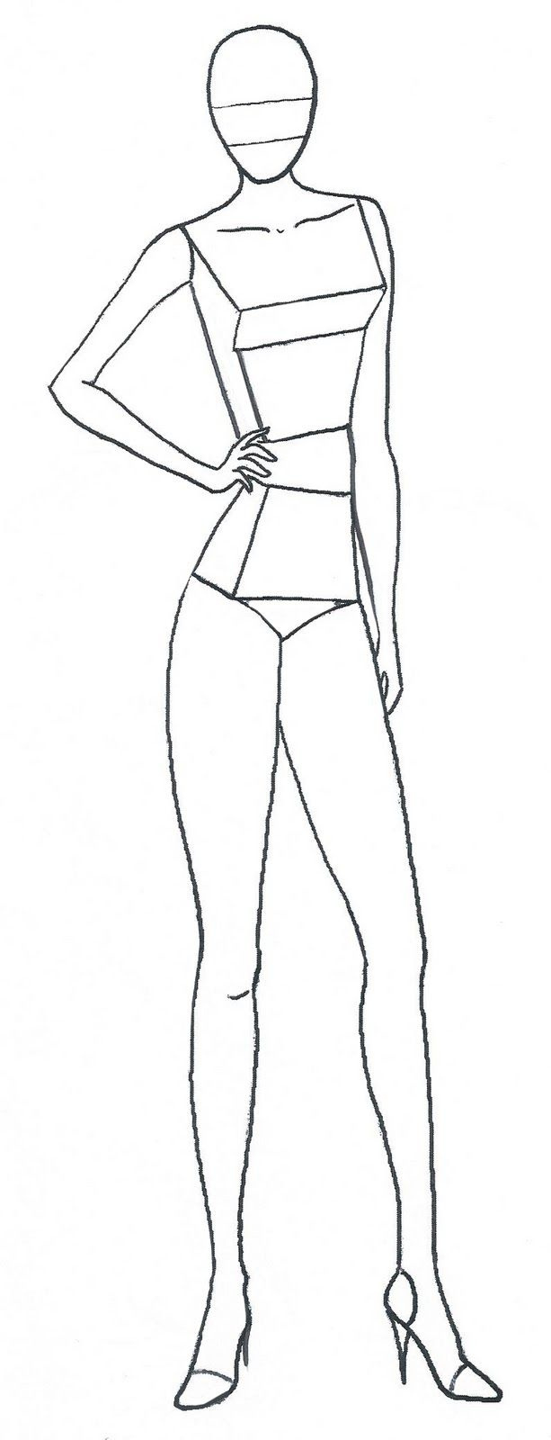 Silhouette regarding Free Printable Fashion Templates