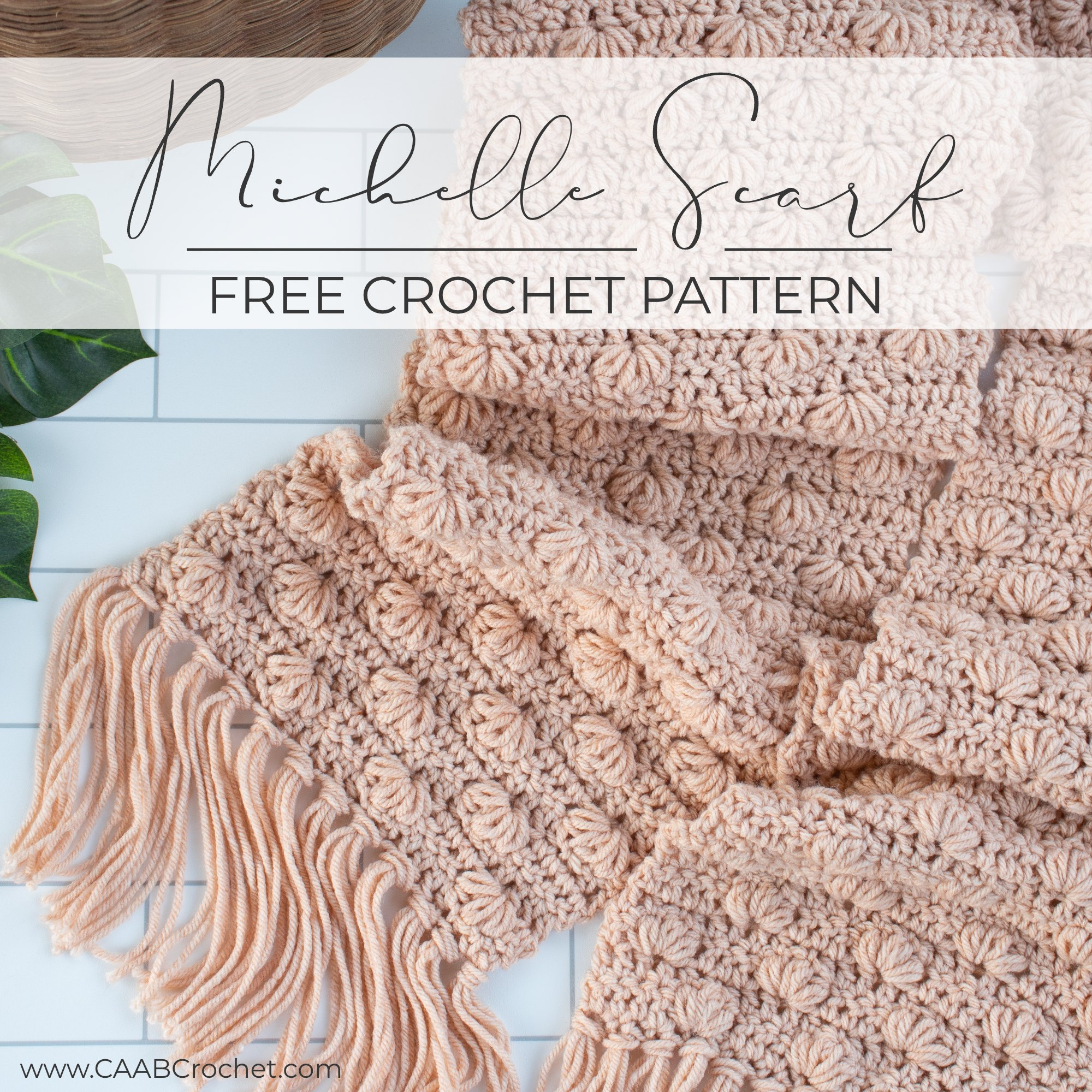 Simple Crochet Scarf Pattern- Caab Crochet for Free Printable Crochet Scarf Patterns