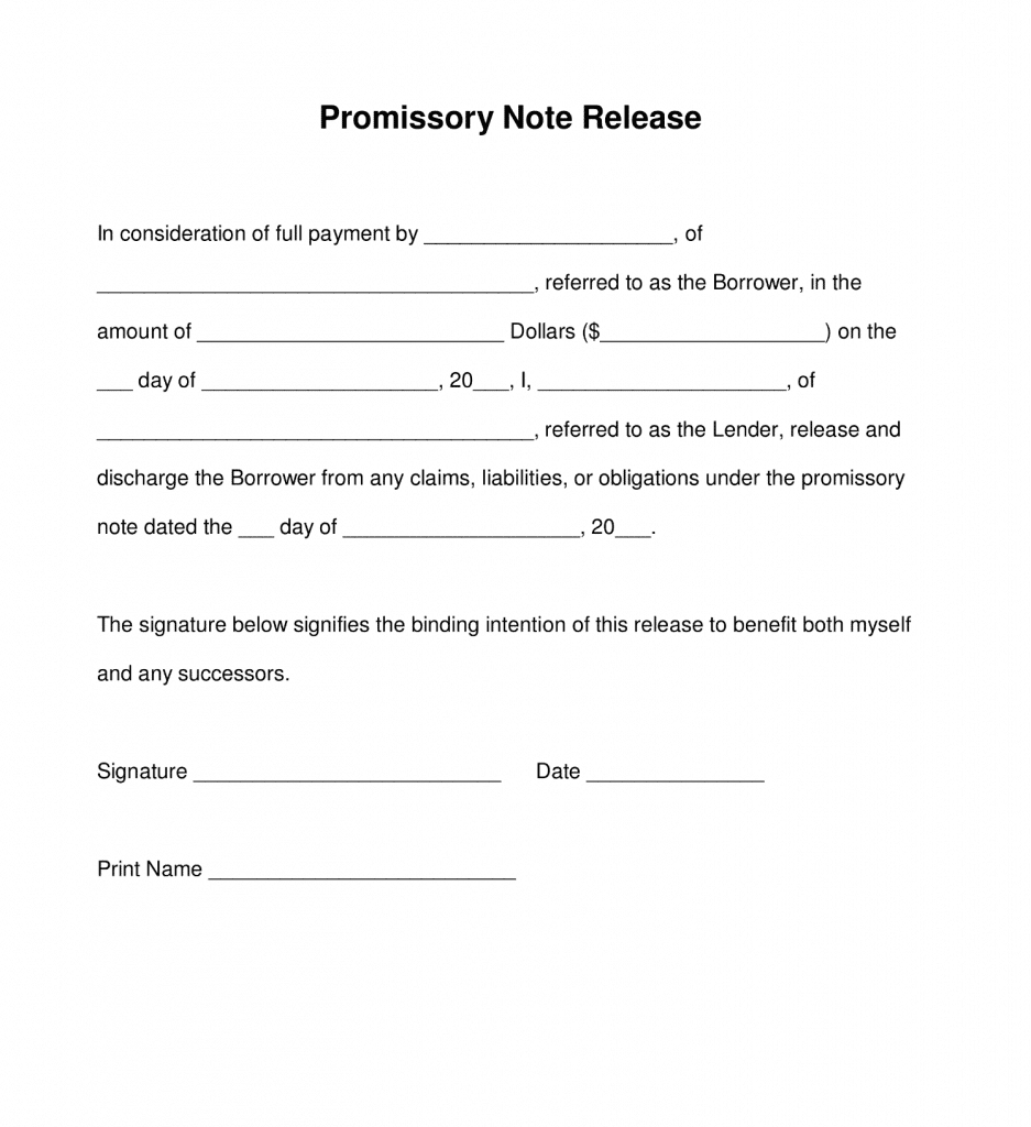 Simple Promissory Note Template [Free Download] | Fill throughout Free Printable Simple Promissory Note