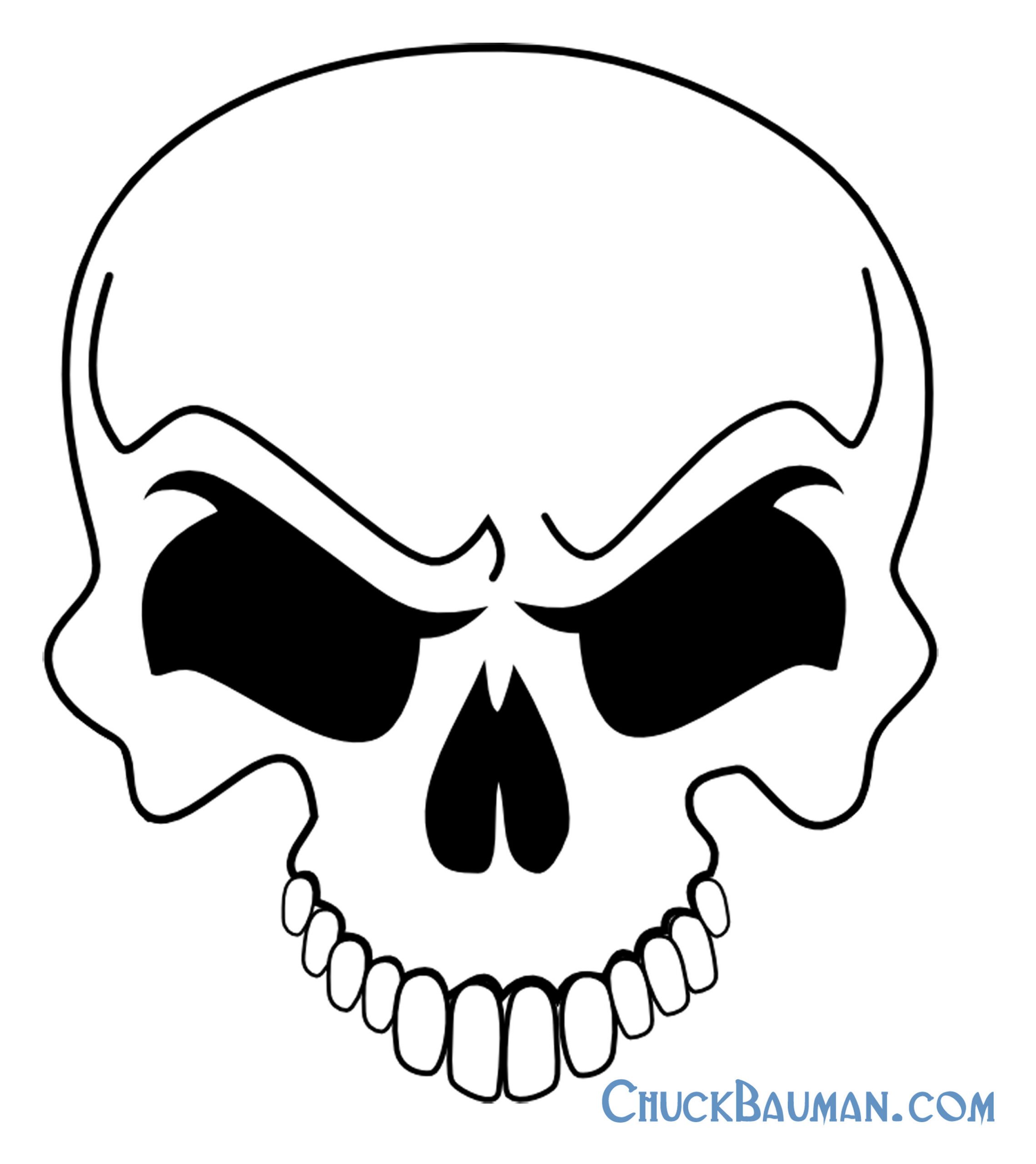 Skulls Airbrushing - Free Skull Airbrushing Stencils - Free in Free Printable Airbrush Stencils