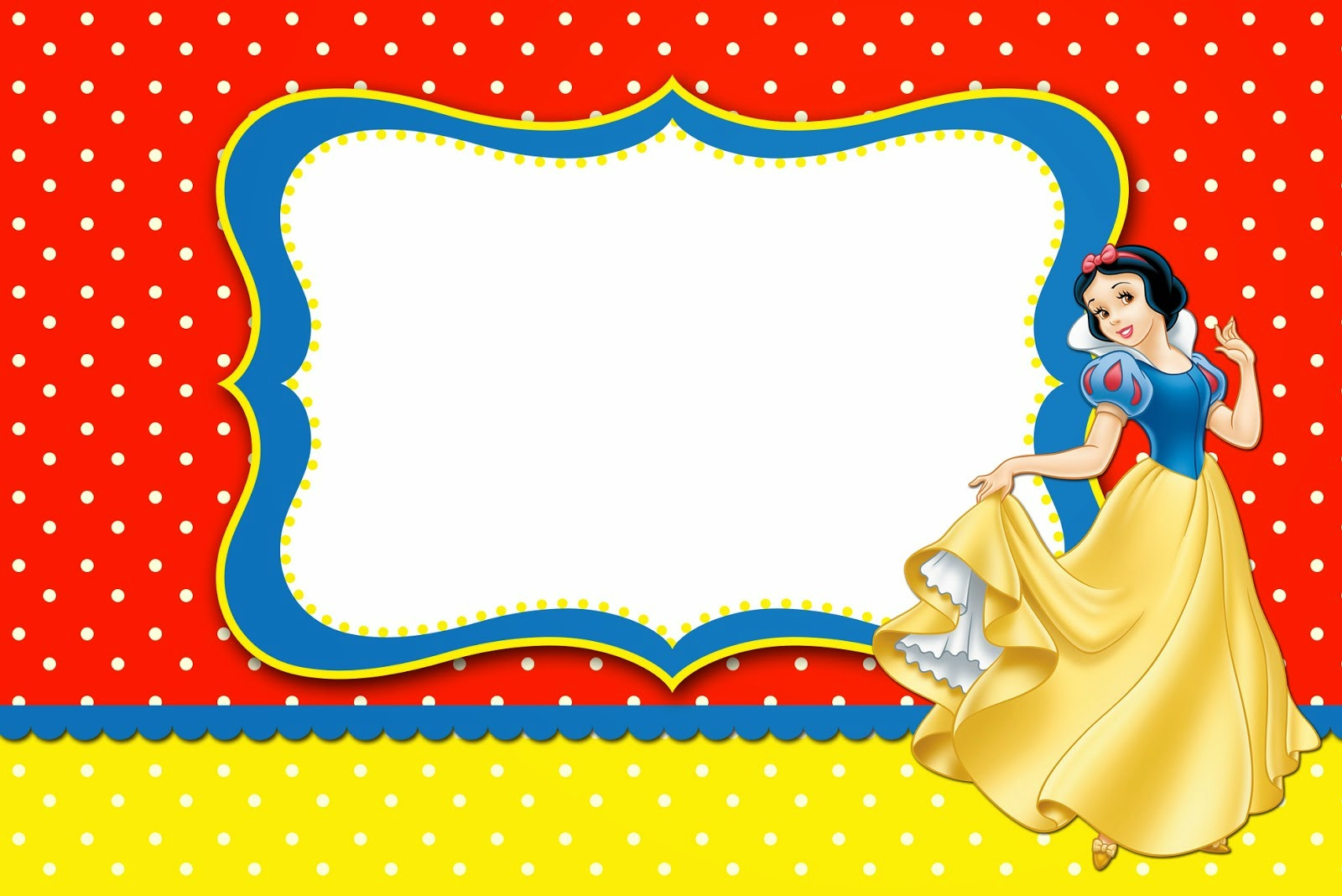 Snow White: Free Printable Invitations, Labels Or Cards. - Oh My throughout Snow White Invitations Free Printable