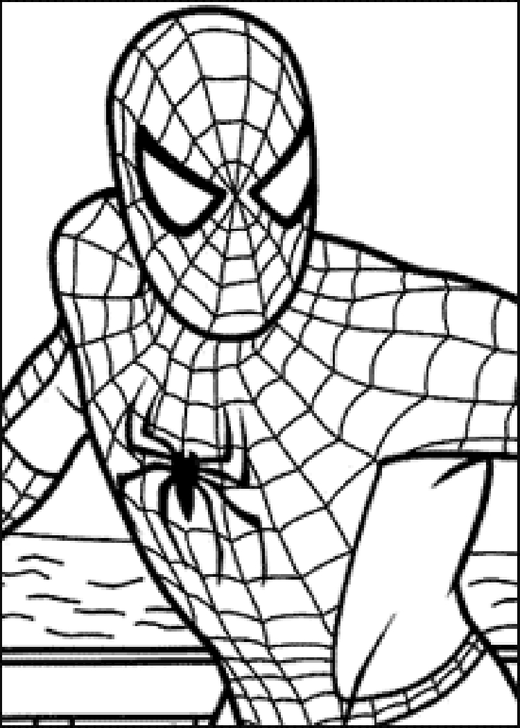Spiderman Coloring Page For Kids - Spider-Man Coloring Pages with regard to Free Spiderman Printables