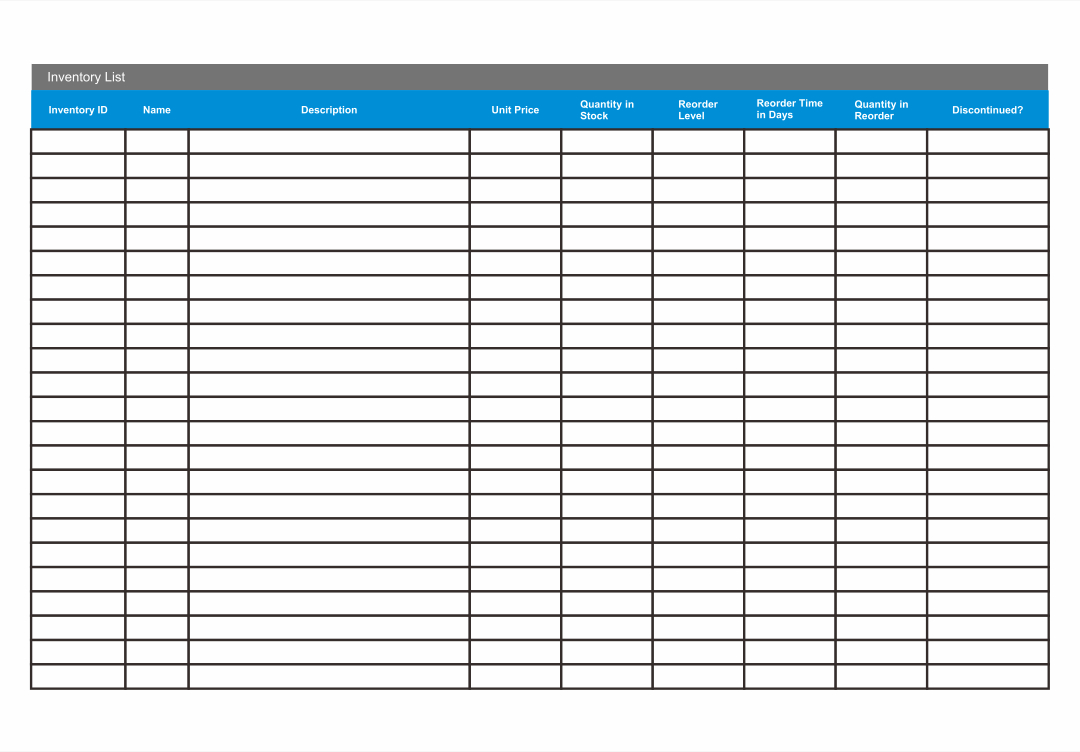 Spreadsheets For Business - 10 Free Pdf Printables | Printablee for Free Printable Spreadsheet