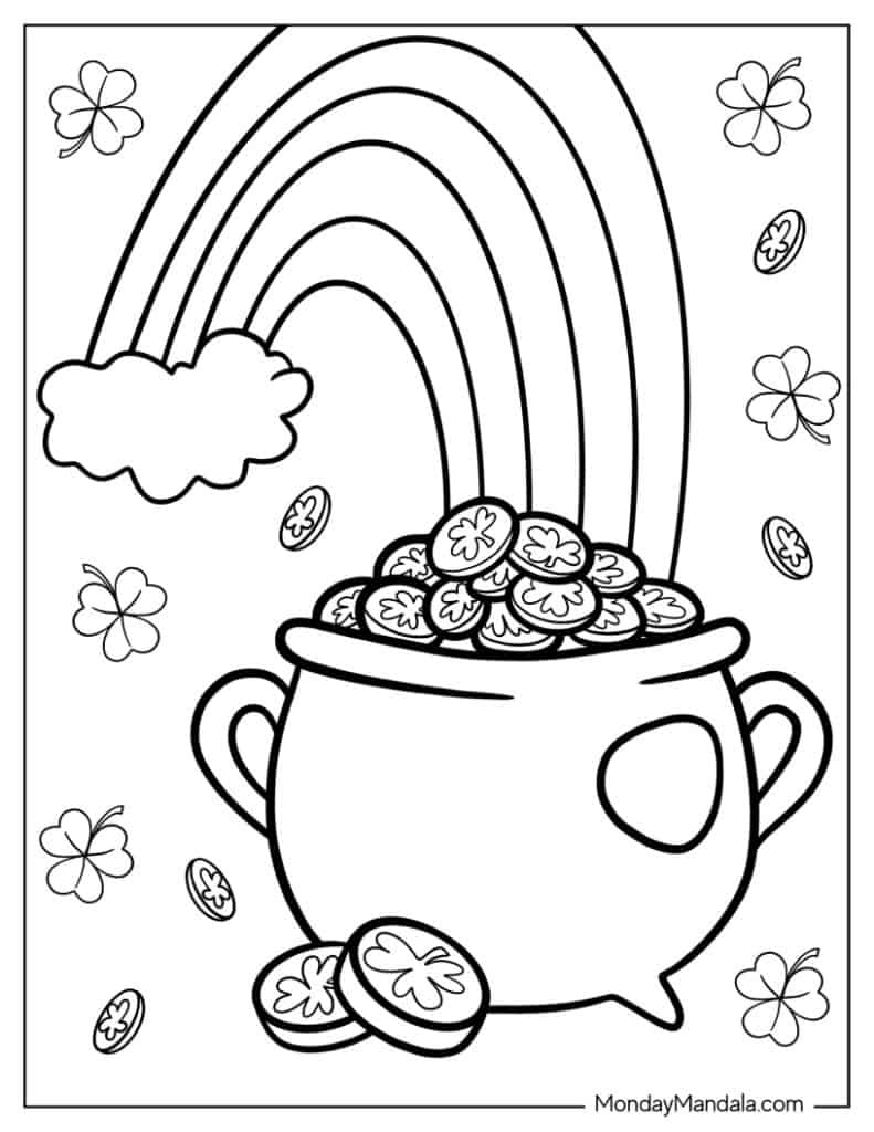 St. Patrick'S Day Coloring Pages (Free Pdf Printables) pertaining to Free Printable St Patrick Day Coloring Pages