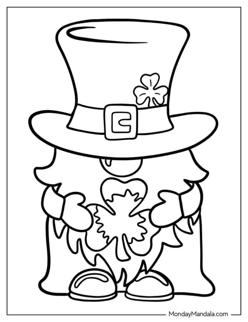 St. Patrick'S Day Coloring Pages (Free Pdf Printables) within Free Printable Saint Patrick Coloring Pages