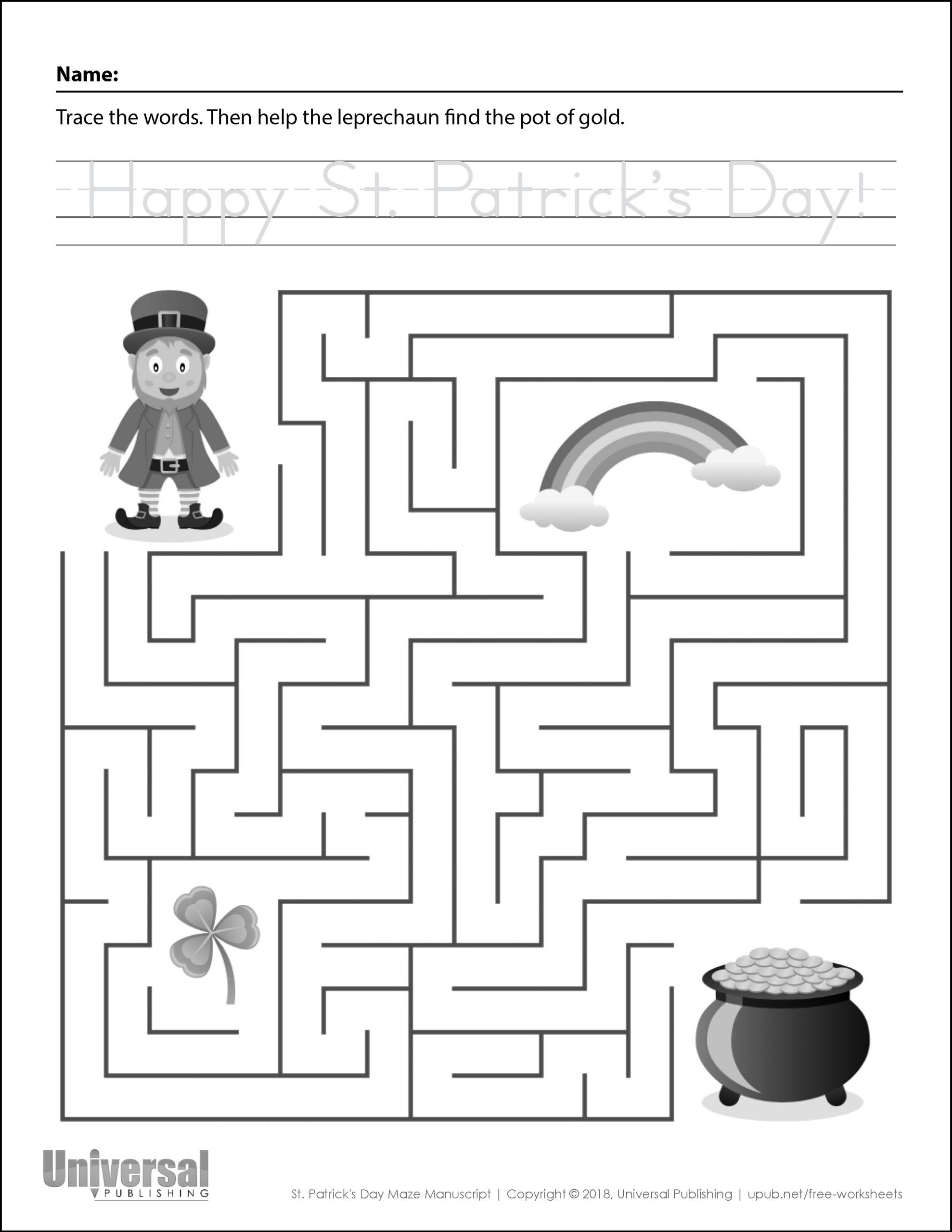 St. Patricks Day | Free Printables - Universal Publishing Blog for St Patrick's Day Printables Free