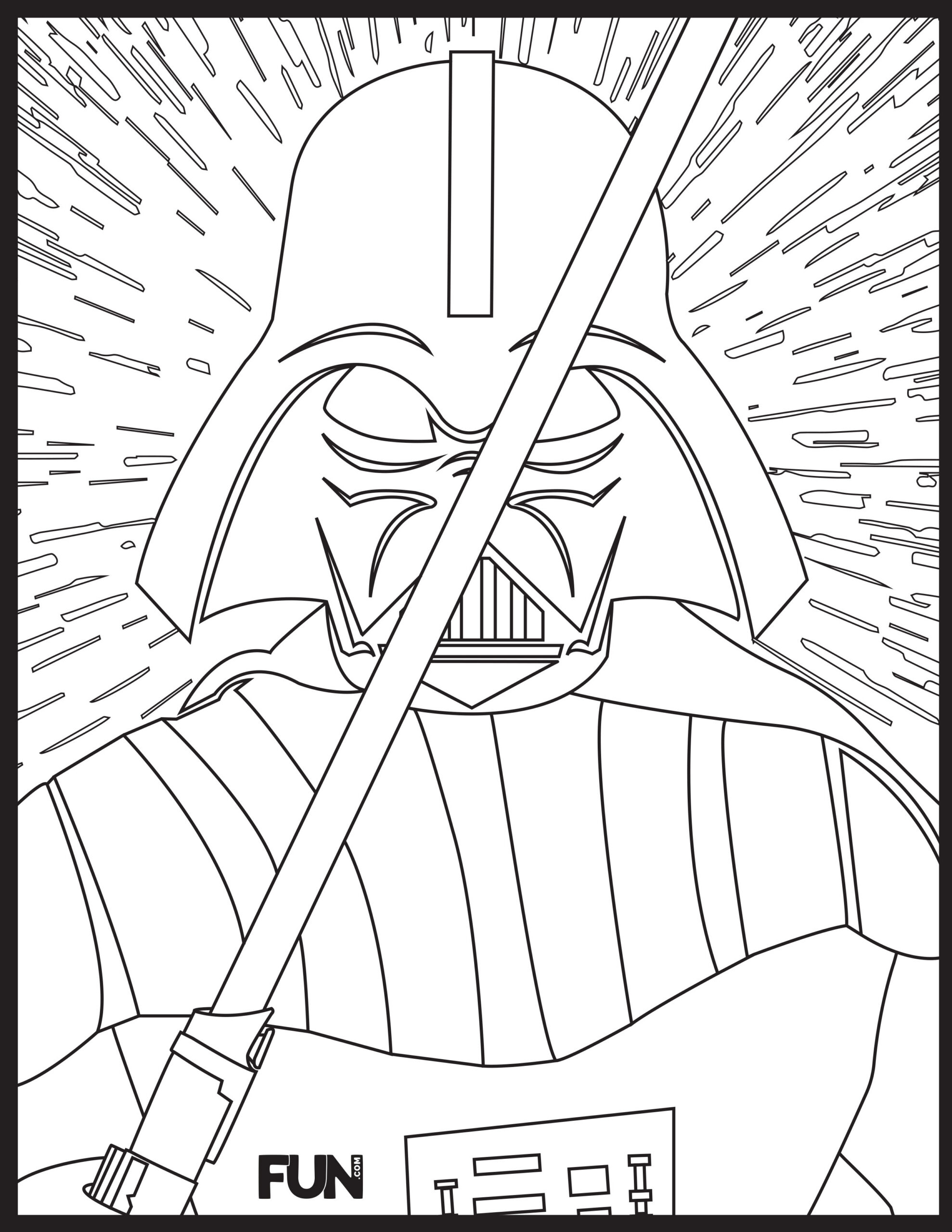 Star Wars Coloring Pages And Bingo Sheets [Printables] - Fun Blog pertaining to Free Printable Star Wars Coloring Pages